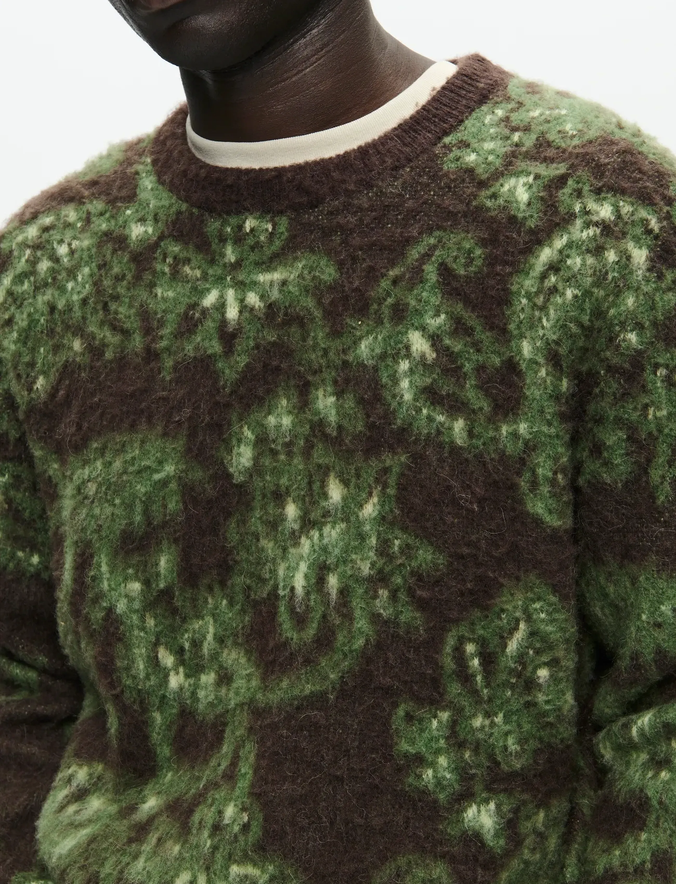 WOOD WOOD - WWHerbert crew neck 25192 - rund hals - shrub chocolate - 2
