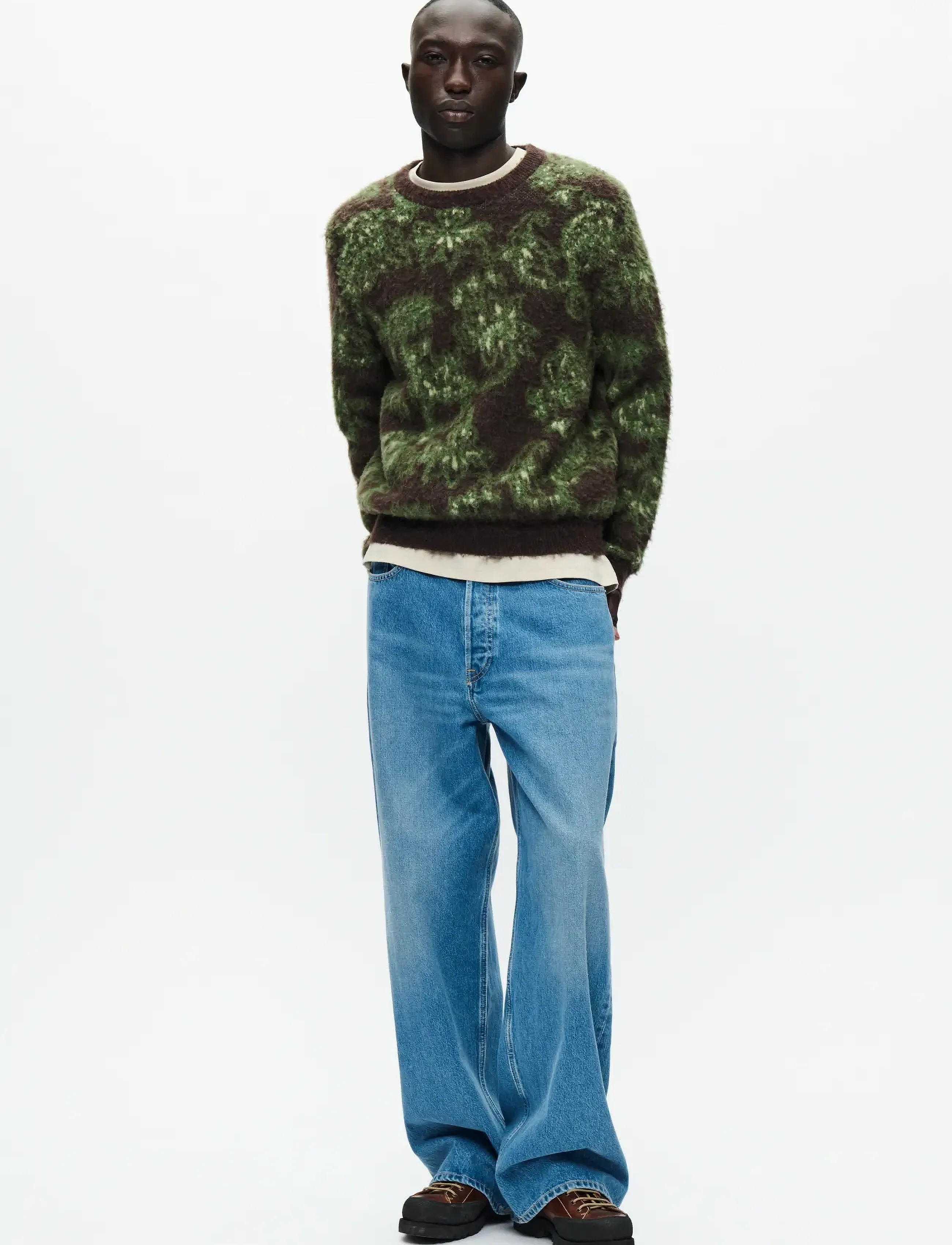 WOOD WOOD - WWHerbert crew neck 25192 - rund hals - shrub chocolate - 3