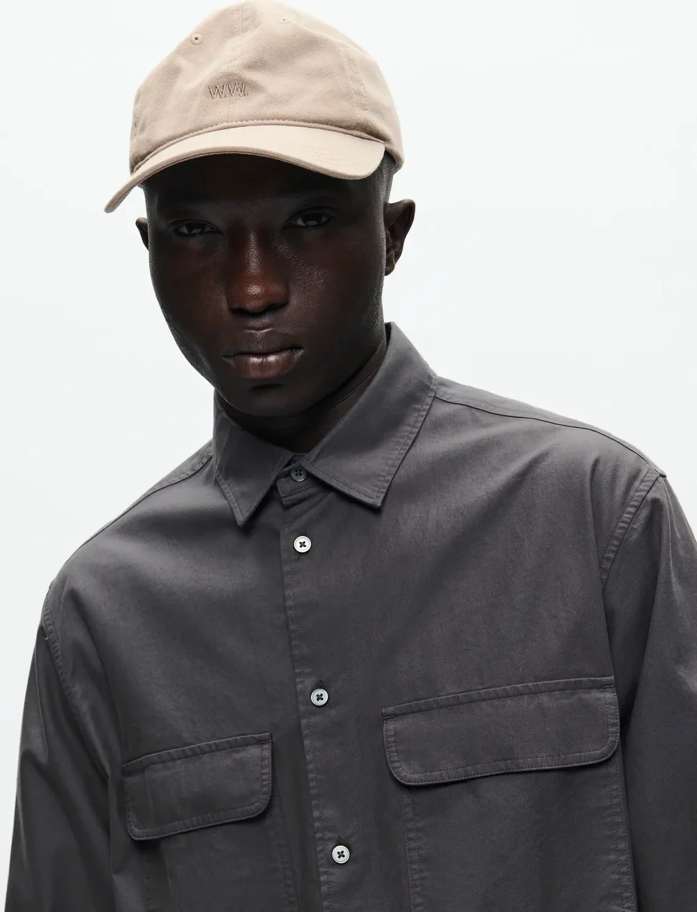 WOOD WOOD - WWNico shirt 25279 - casual shirts - gray pinstripe - 2