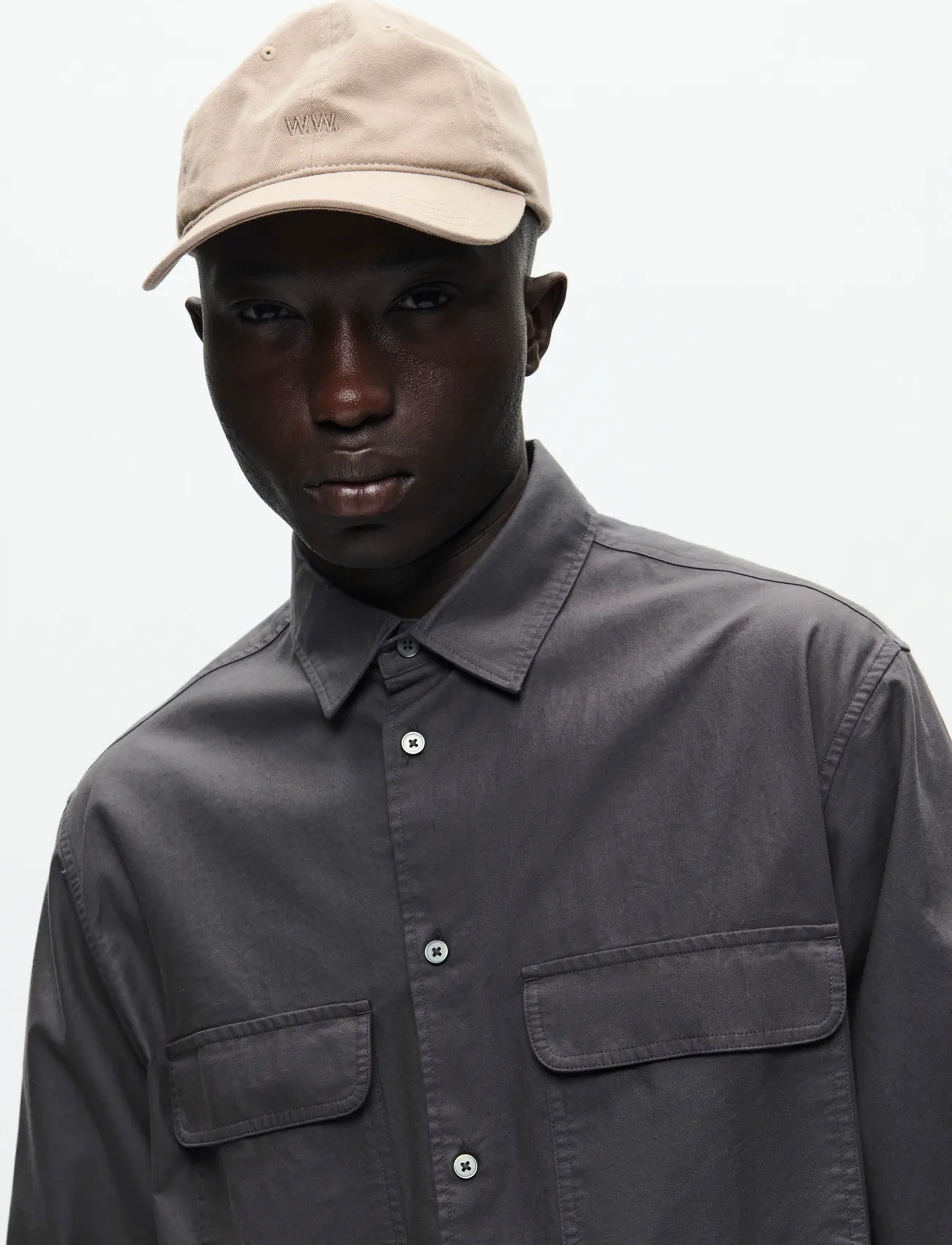 WOOD WOOD - WWNico shirt 25279 - koszule casual - gray pinstripe - 2