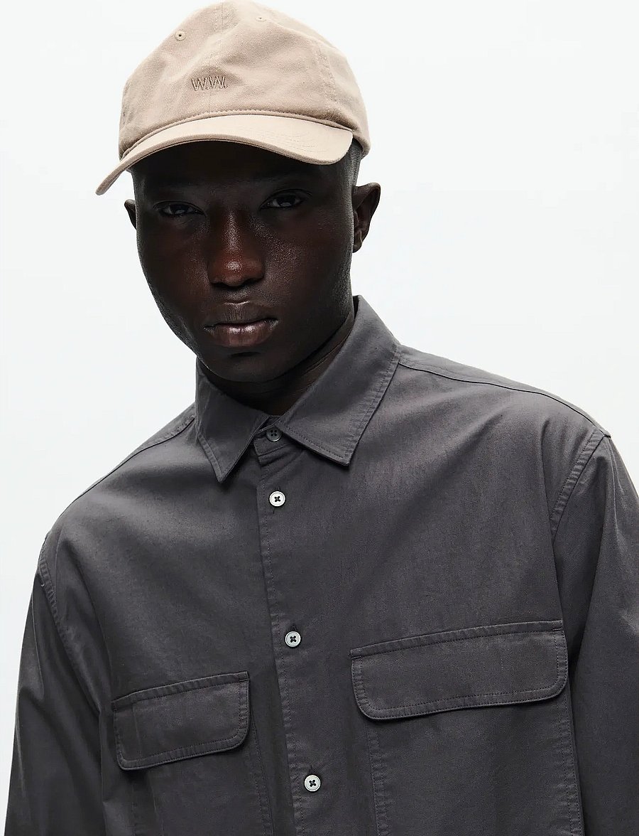 WOOD WOOD - WWNico shirt 25279 - koszule casual - gray pinstripe - 2