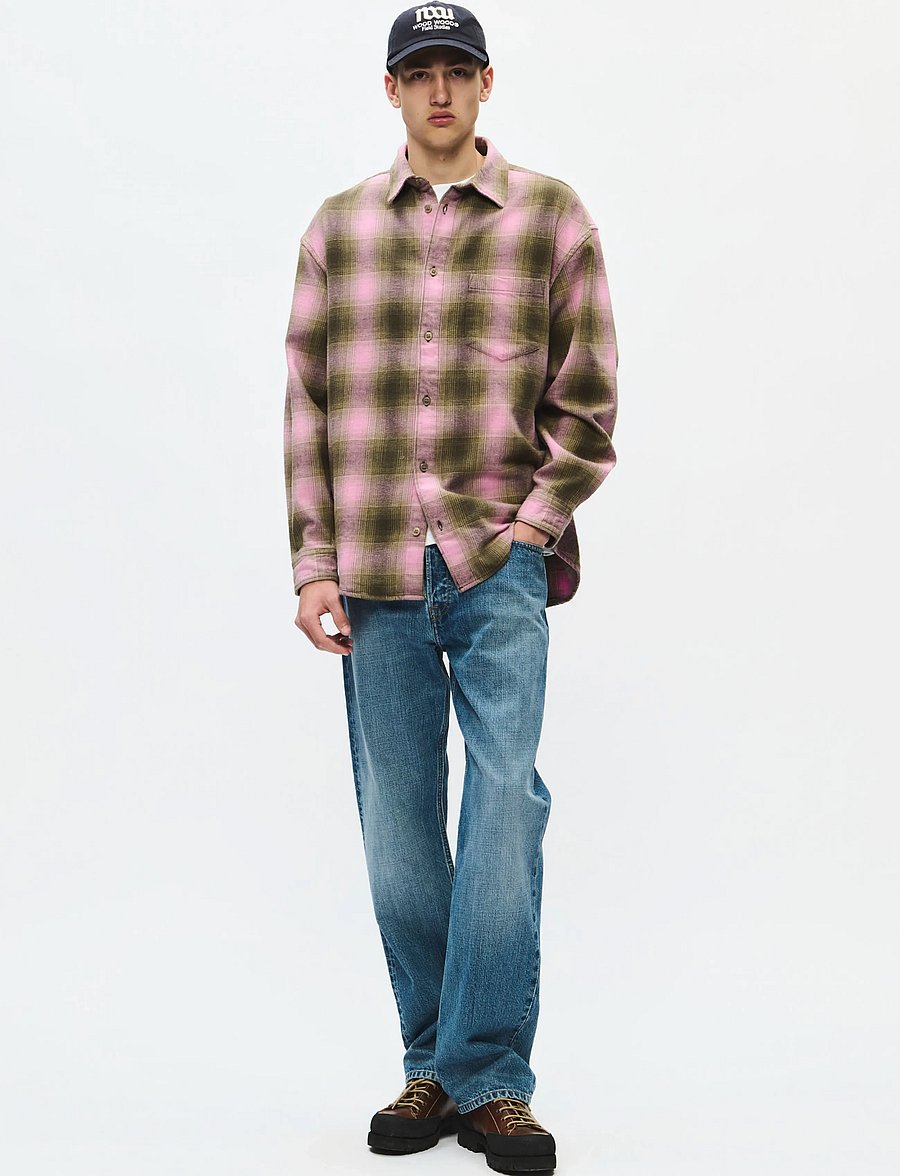 WOOD WOOD - WWCarter shirt 25282 - flannel shirts - deep depths check - 3