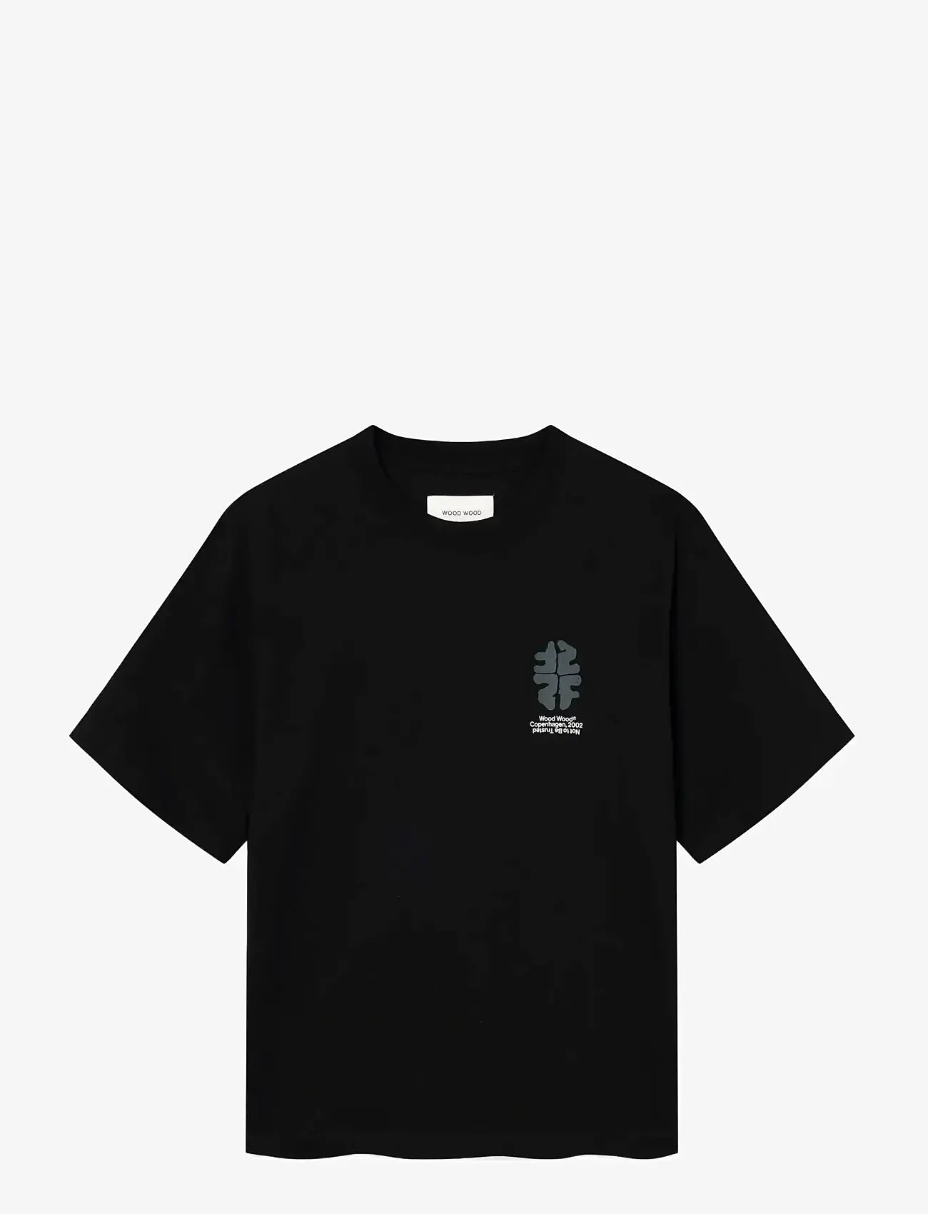 WOOD WOOD - WWGary tee nuts 25220 - black - 1