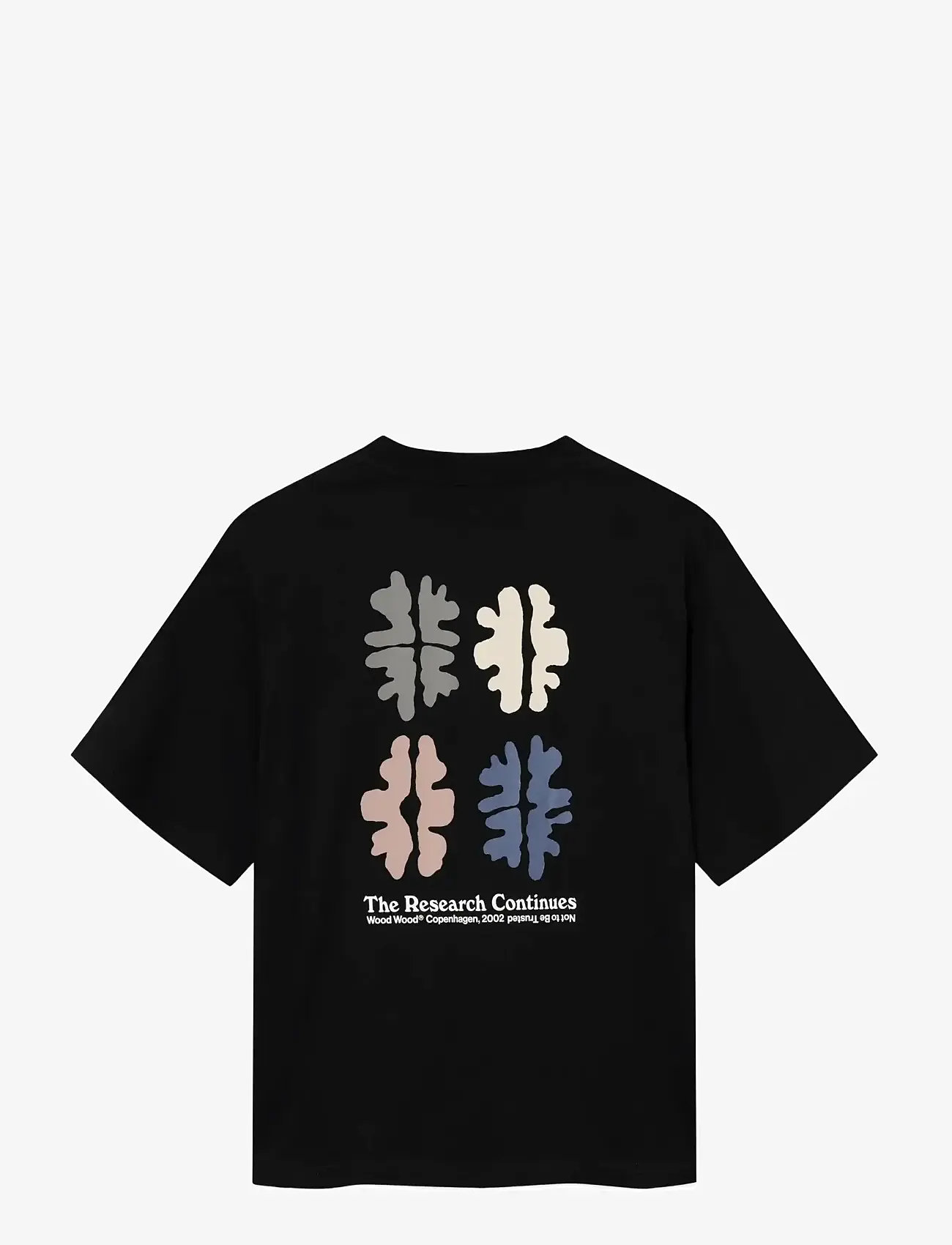 WOOD WOOD - WWGary tee nuts 25220 - black - 2