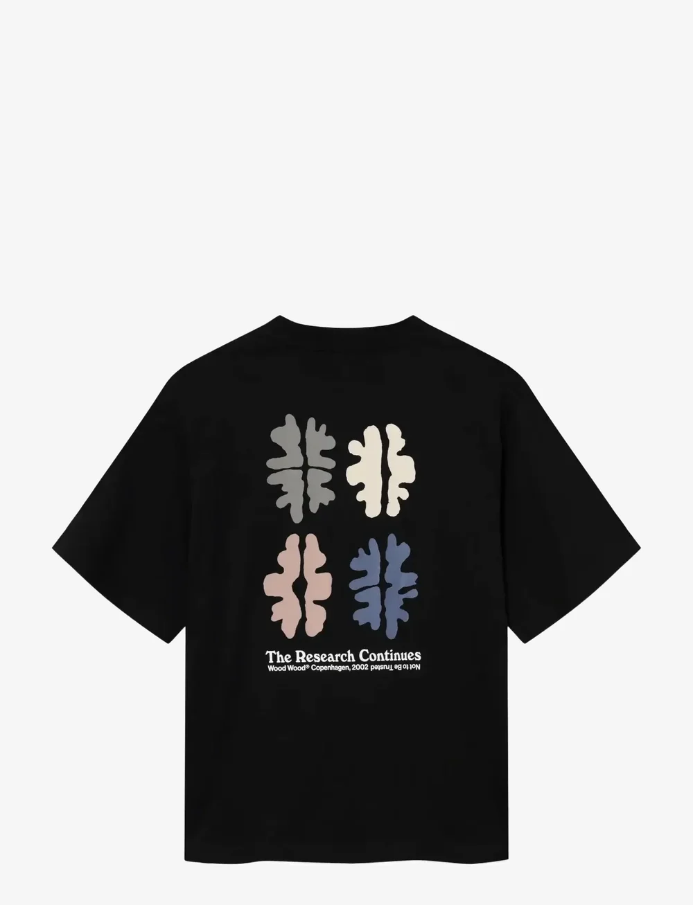 WOOD WOOD - WWGary tee nuts 25220 - short-sleeved t-shirts - black - 2