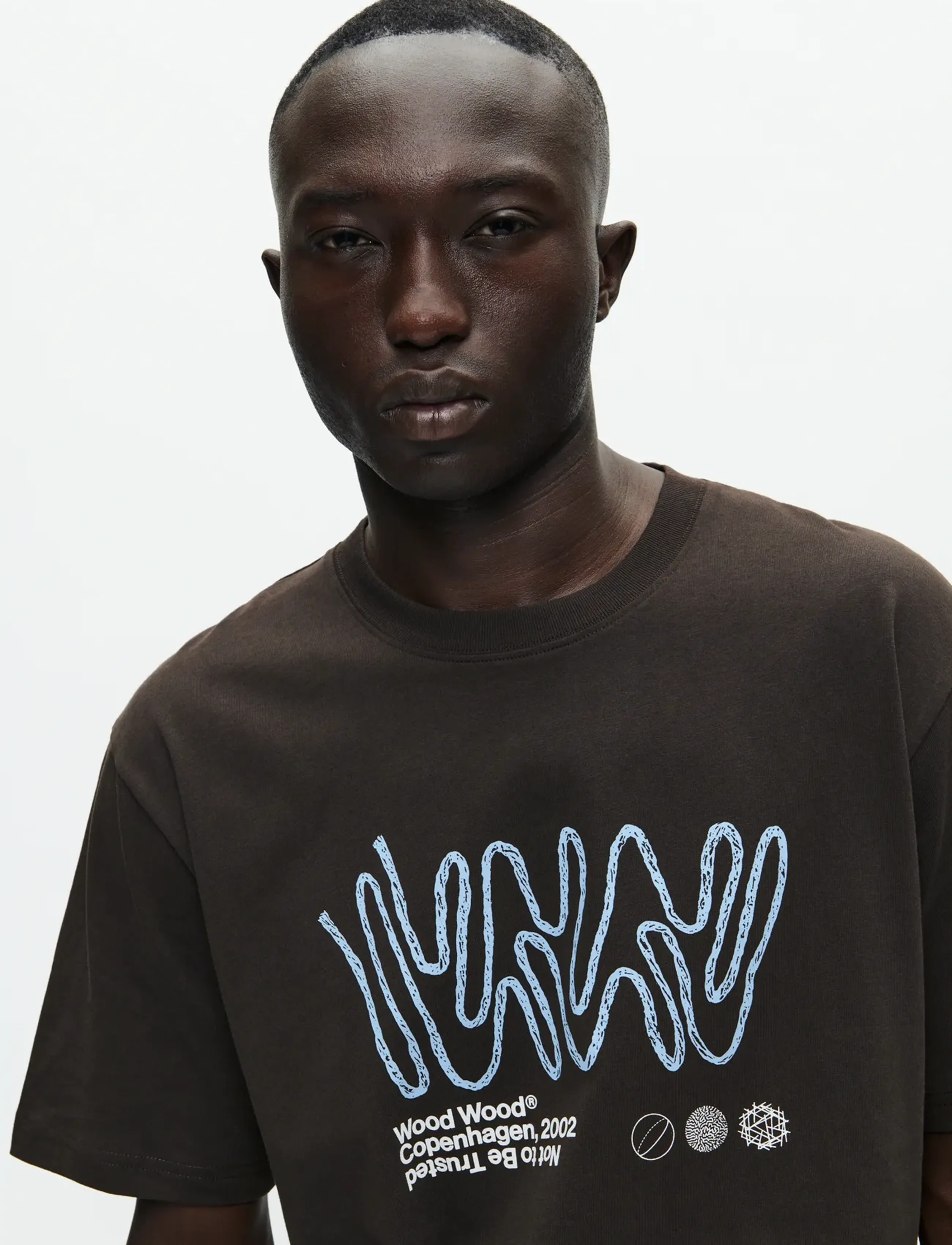 WOOD WOOD - WWOliver tee ropelab 25220 - kortärmade t-shirts - chocolate torte - 2