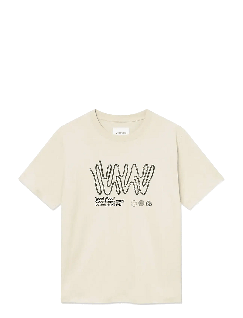 WOOD WOOD - WWOliver tee ropelab 25220 - kortärmade t-shirts - moonstruck - 1