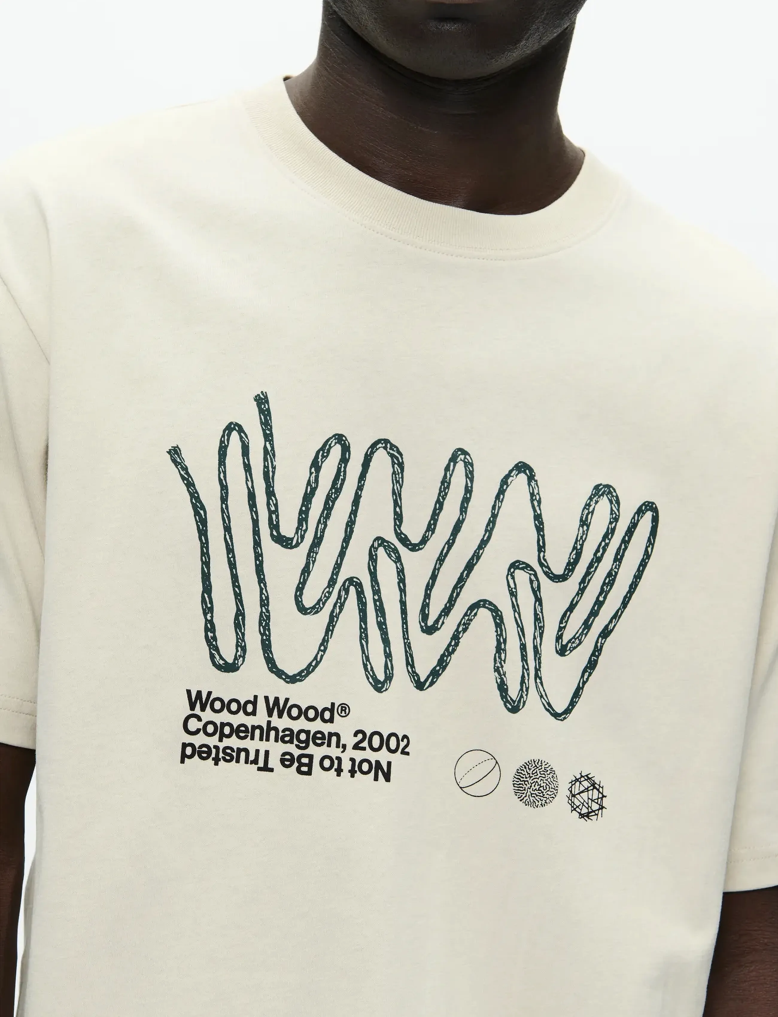 WOOD WOOD - WWOliver tee ropelab 25220 - kortærmede t-shirts - moonstruck - 4
