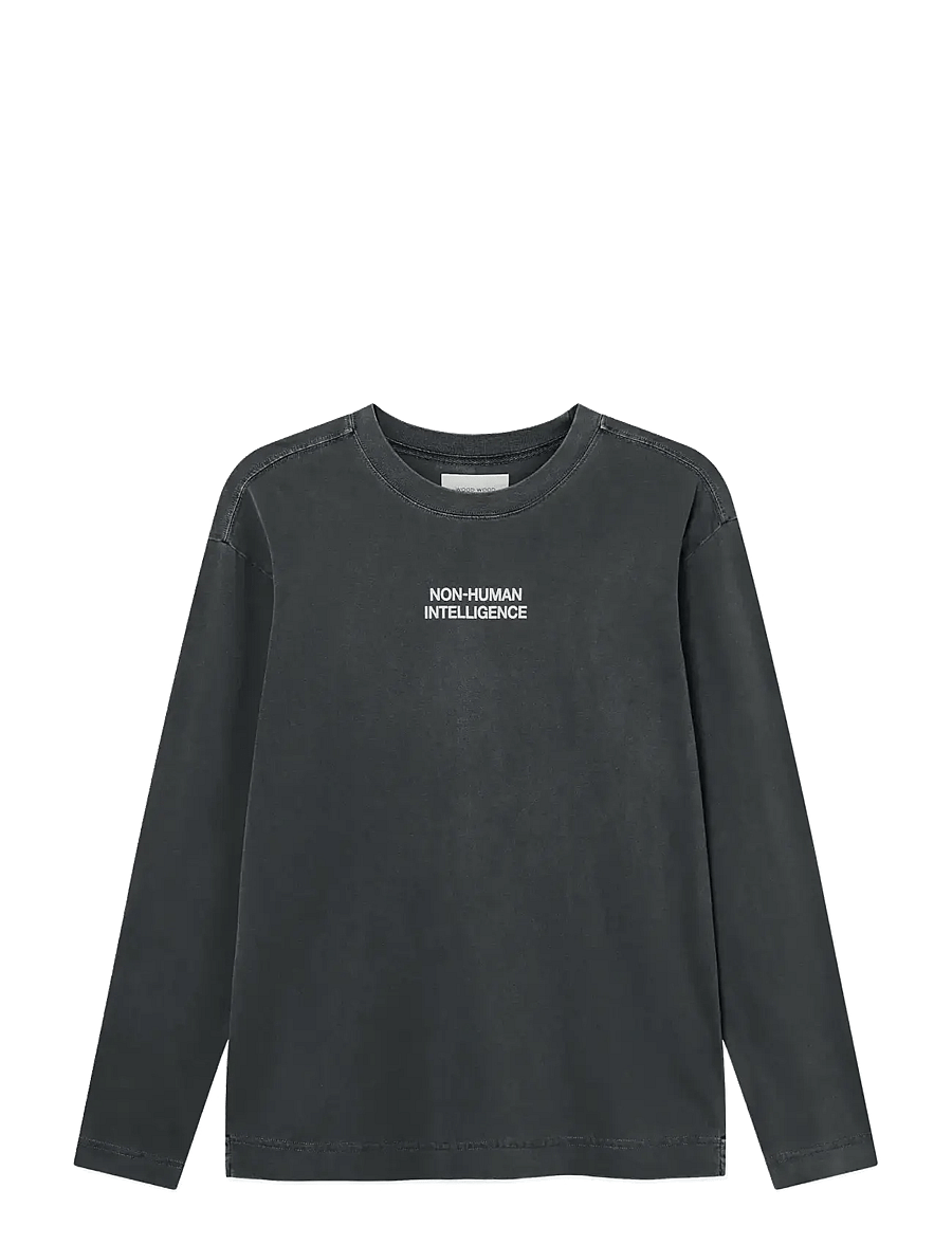 WOOD WOOD - WWRyan x crew neck intel 25207 - washed black - 1