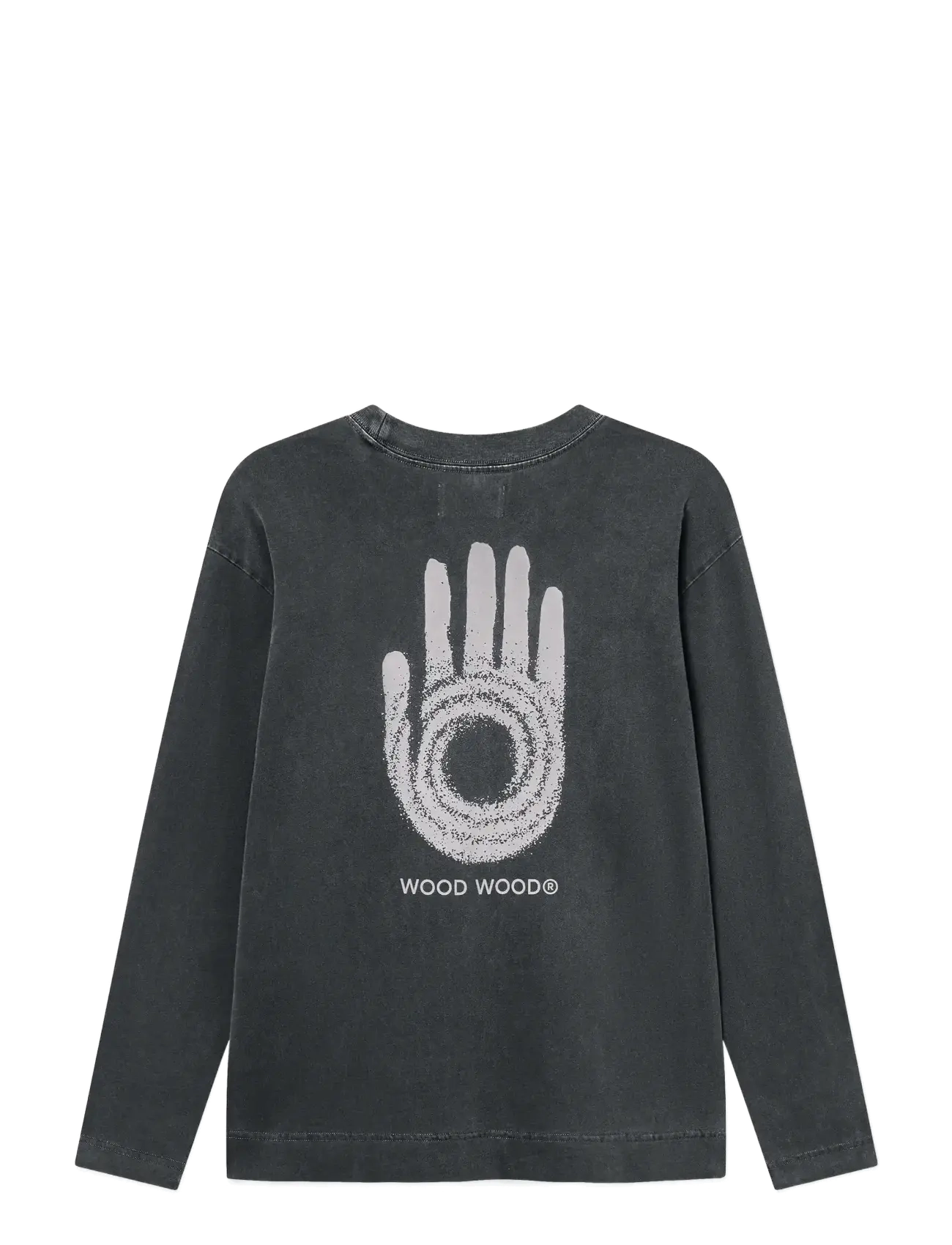 WOOD WOOD - WWRyan x crew neck intel 25207 - washed black - 2