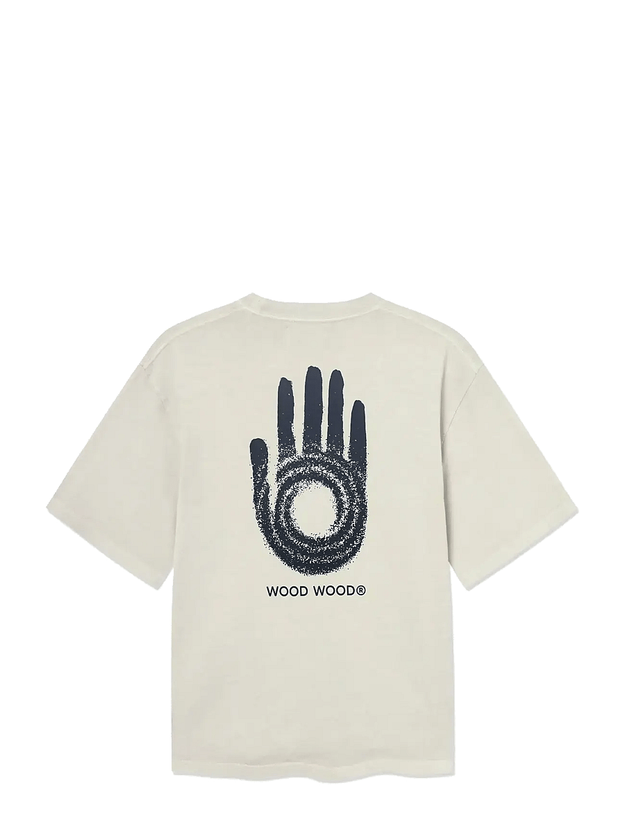 WOOD WOOD - WWGary tee intel 25207 - korte mouwen - washed moonstruck - 2