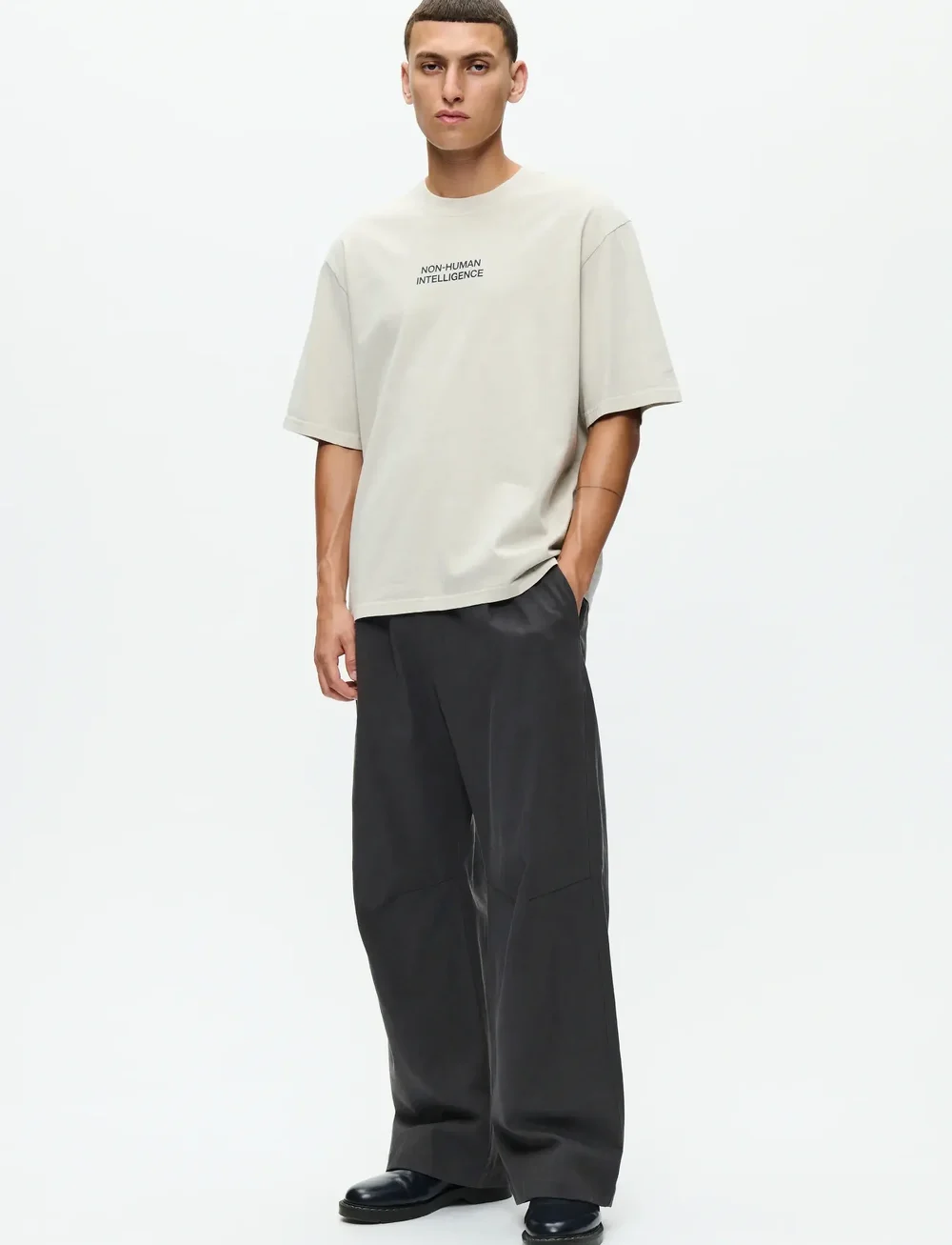 WOOD WOOD - WWGary tee intel 25207 - kortärmade t-shirts - washed moonstruck - 3