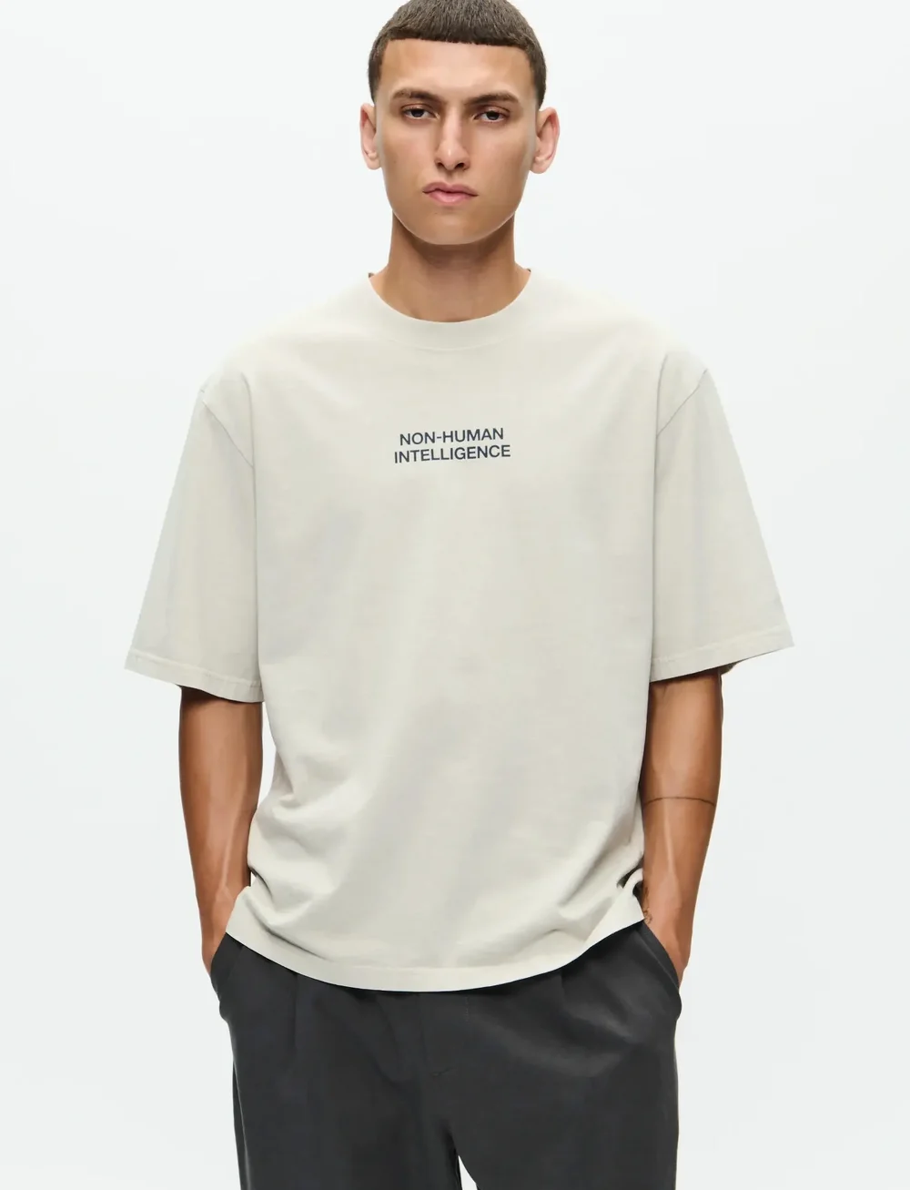 WOOD WOOD - WWGary tee intel 25207 - kortärmade t-shirts - washed moonstruck - 5