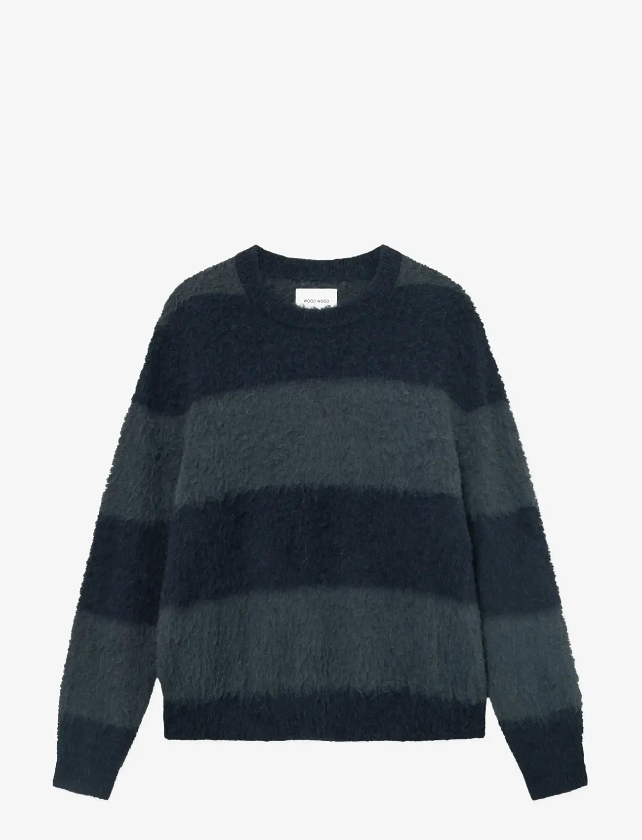 WOOD WOOD - WWLevi crew neck 25192 - round necks - salute stripe - 1