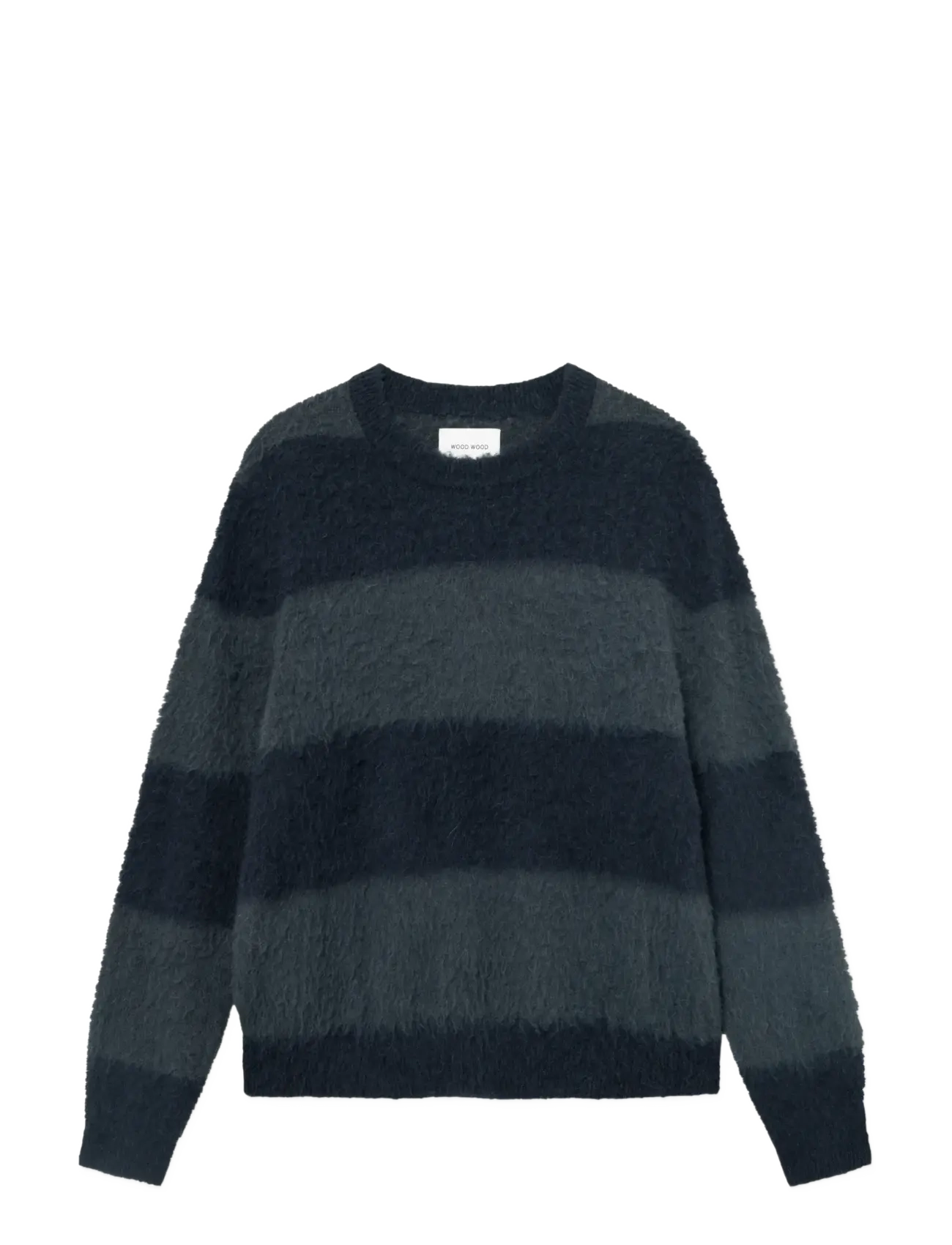 WOOD WOOD WWLevi crew neck 25192 - Strickmode - SALUTE STRIPE / blue