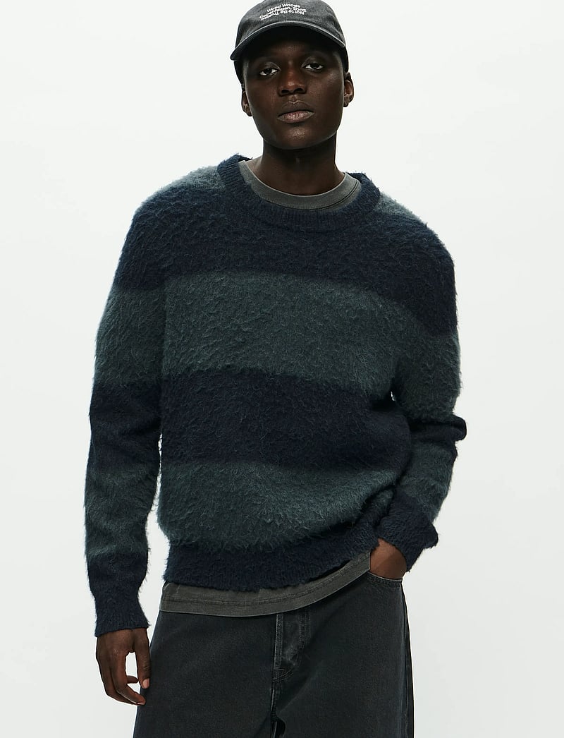 WOOD WOOD - WWLevi crew neck 25192 - rund hals - salute stripe - 0