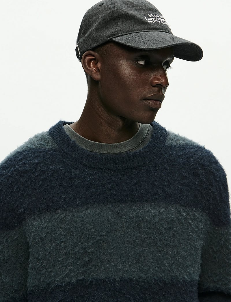 WOOD WOOD - WWLevi crew neck 25192 - rund hals - salute stripe - 4