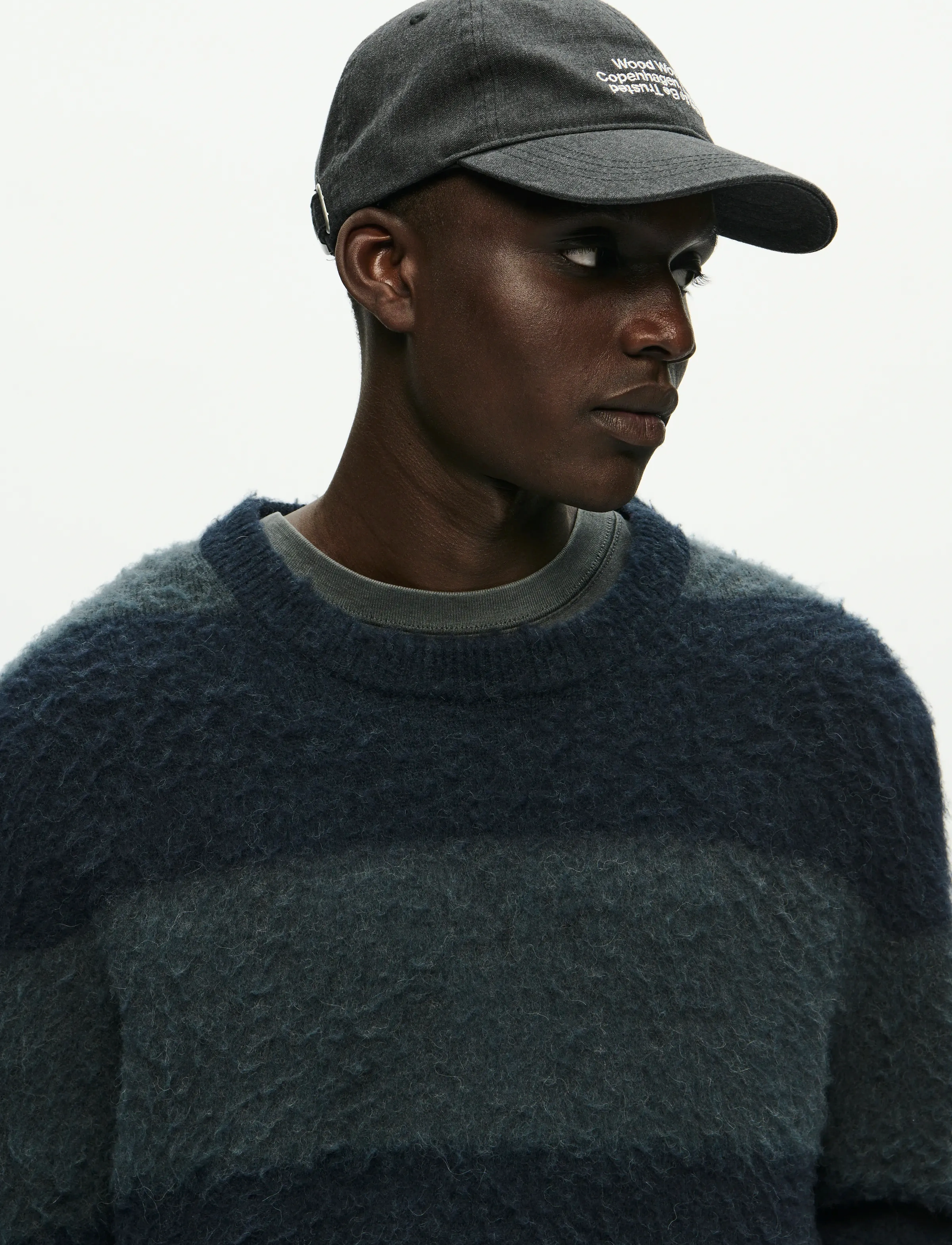 WOOD WOOD - WWLevi crew neck 25192 - round necks - salute stripe - 4