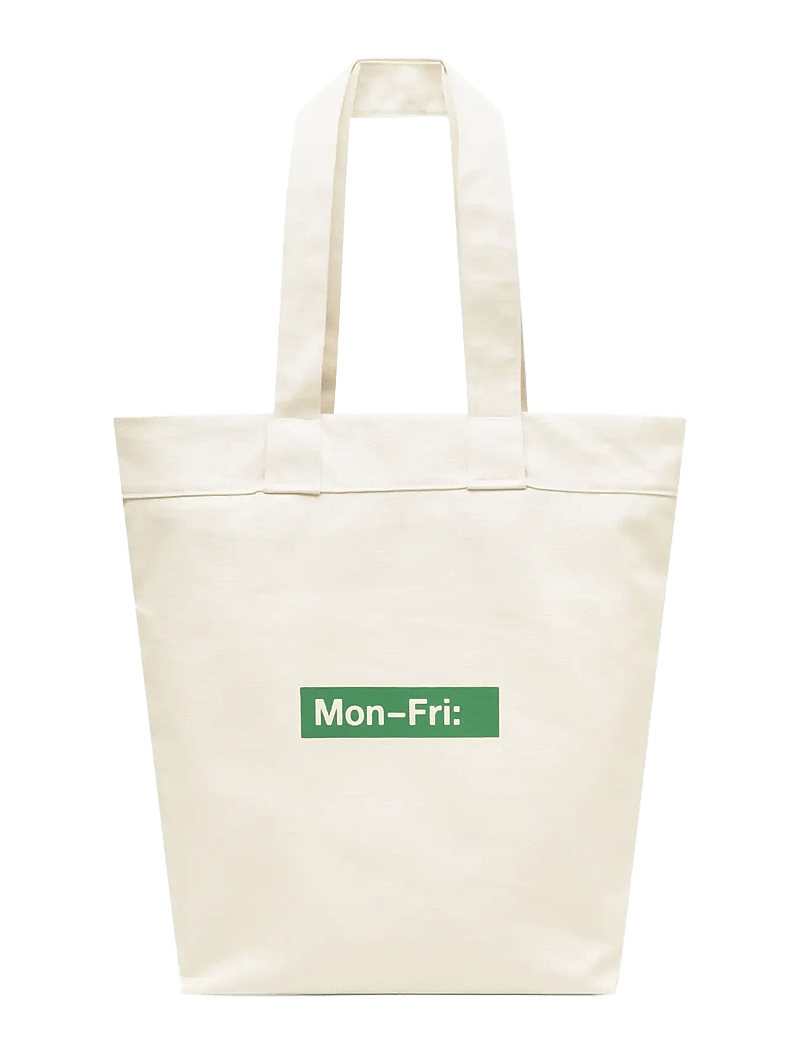 WOOD WOOD - WWZion mon-fri tote 25306 - nach anlass kaufen - off white - 1