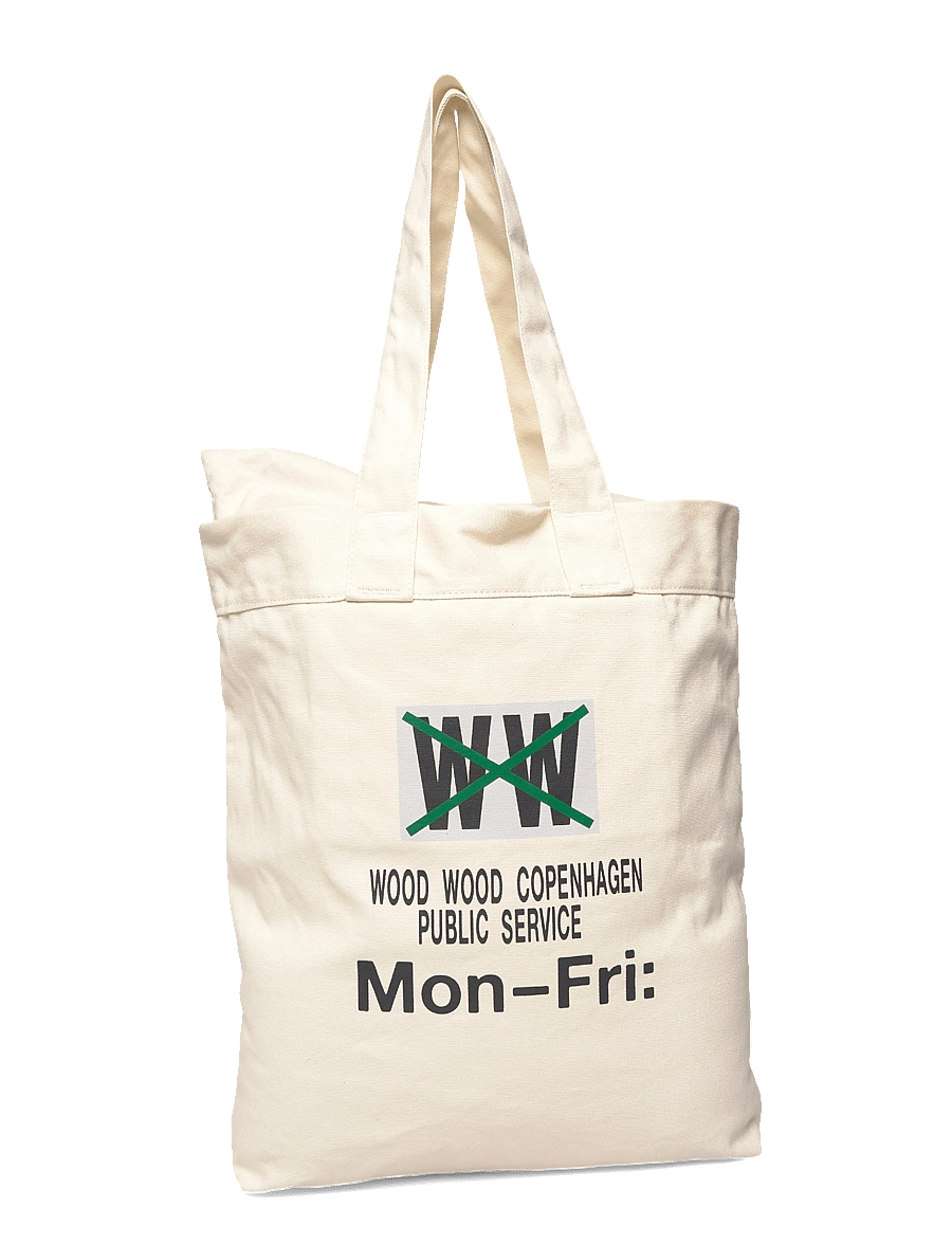 WOOD WOOD - WWZion mon-fri tote 25306 - nach stil kaufen - off white - 1
