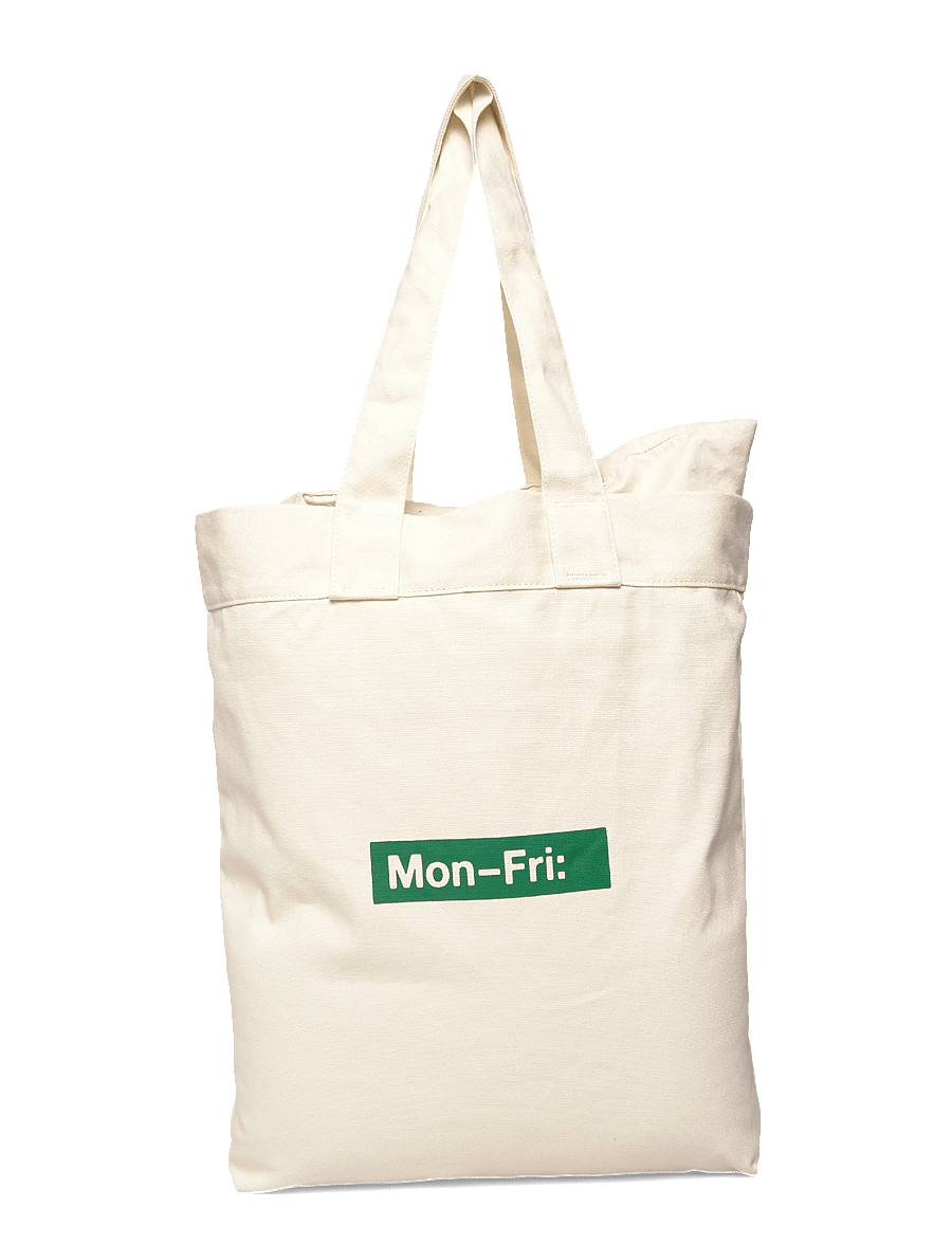 WOOD WOOD - WWZion mon-fri tote 25306 - nach stil kaufen - off white - 2