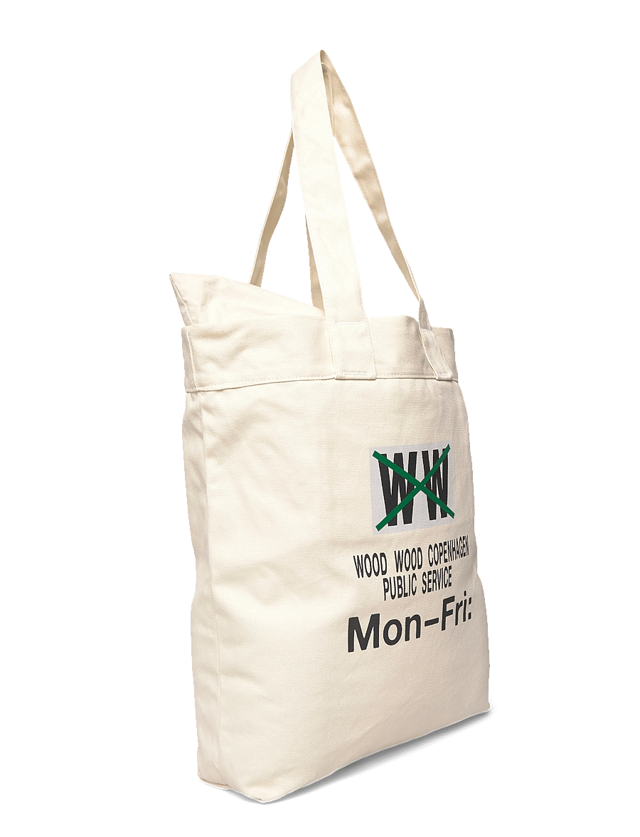 WOOD WOOD - WWZion mon-fri tote 25306 - nach stil kaufen - off white - 3