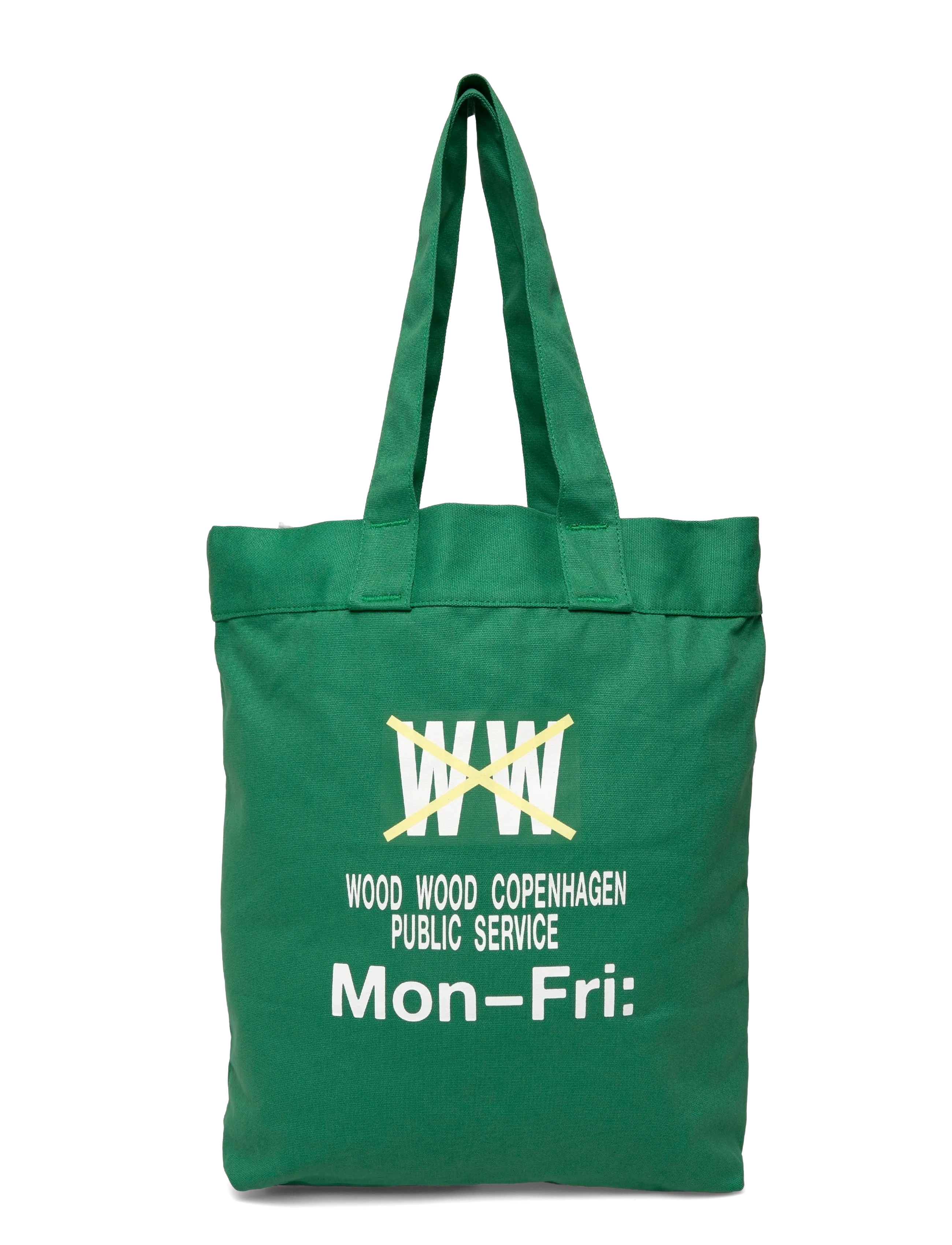 WOOD WOOD WWZion mon-fri tote 25306 - Handlenett & Tote Bags - VERDANT GREEN / green