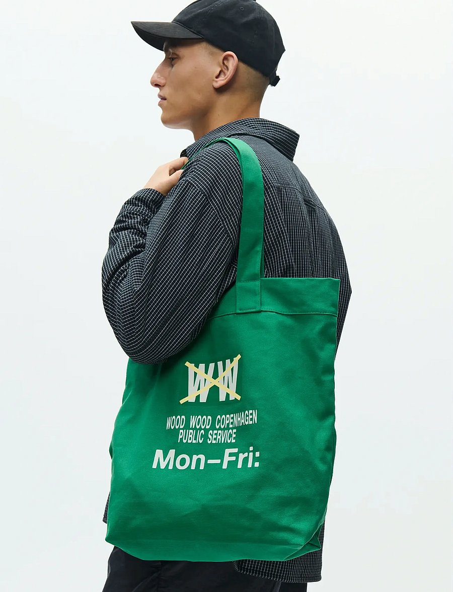WOOD WOOD - WWZion mon-fri tote 25306 - shop by style - verdant green - 5