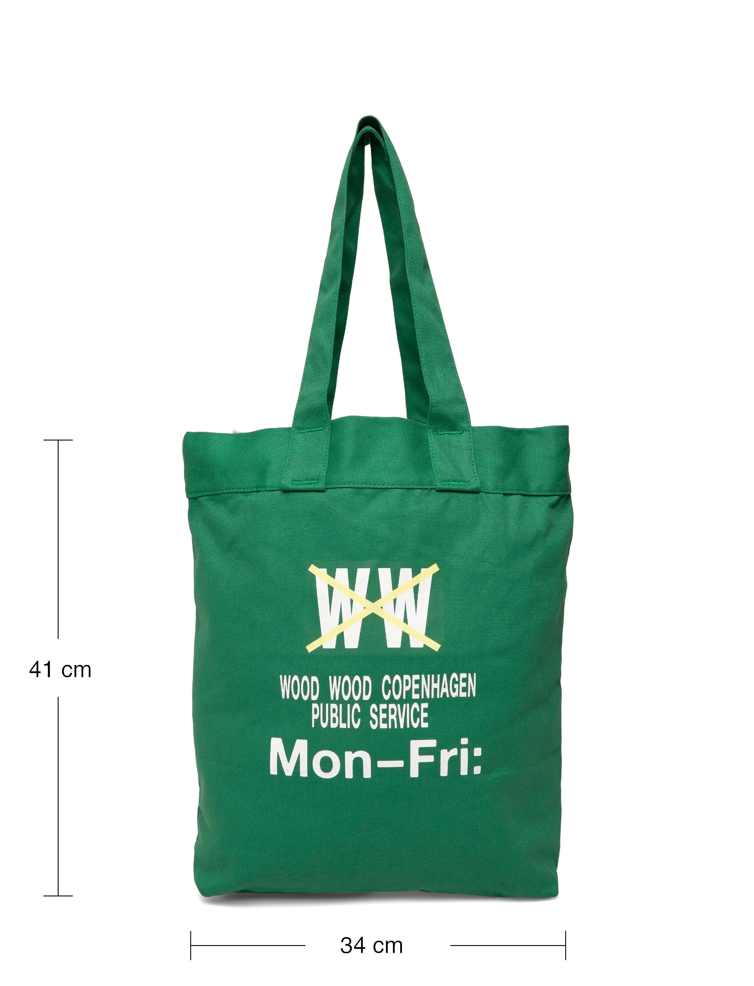 WOOD WOOD - WWZion mon-fri tote 25306 - shop efter stil - verdant green - 4