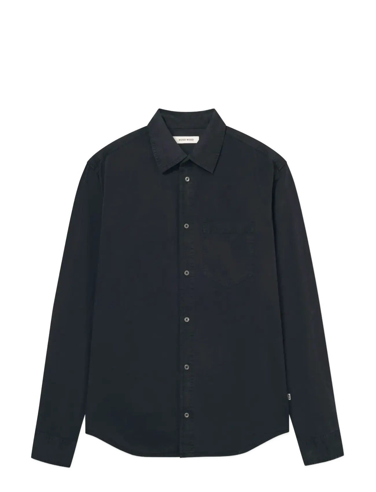WOOD WOOD Wwnico Shirt 25187 Schwarz - L - Herren