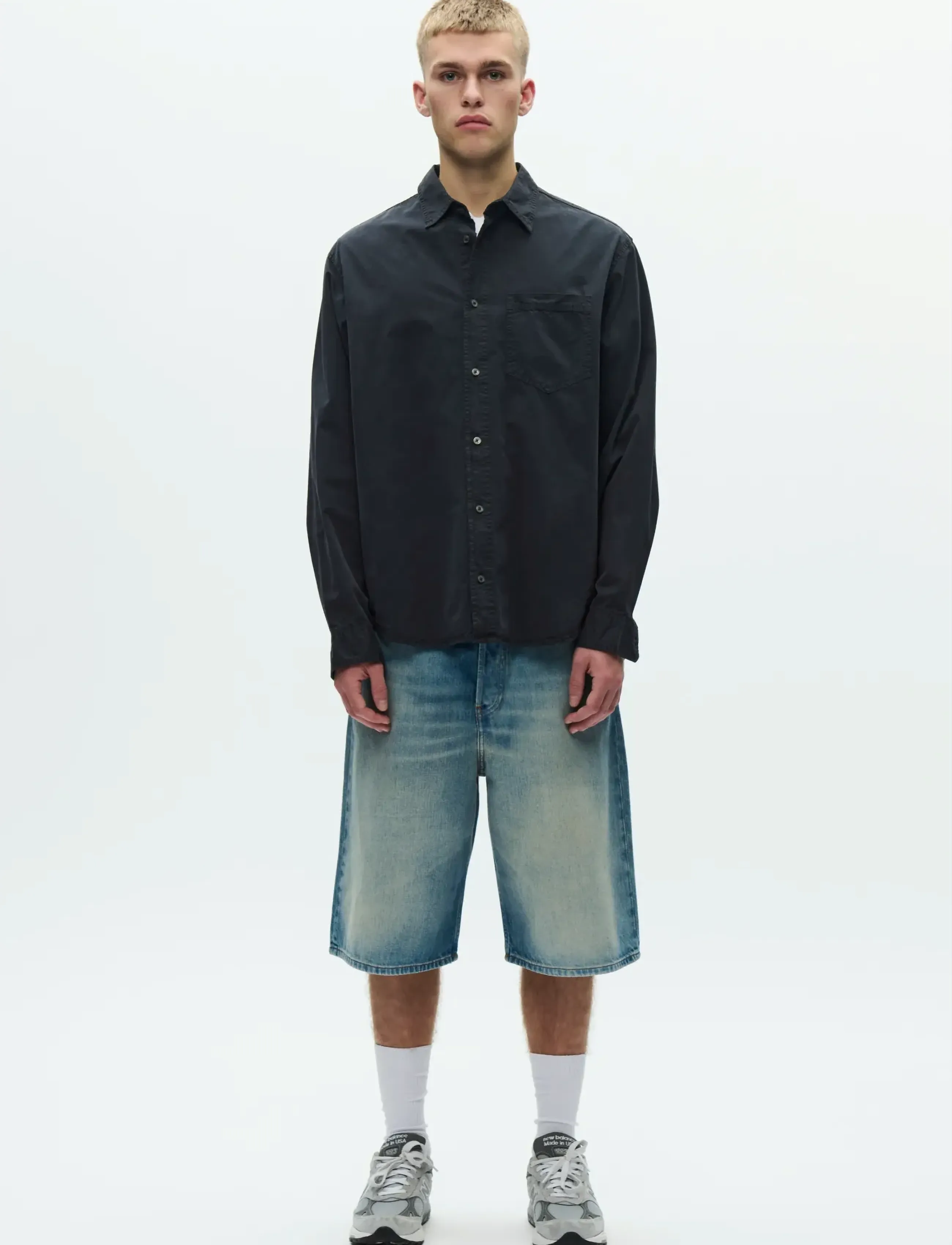 WOOD WOOD - WWNico shirt 25187 - basic shirts - black - 2