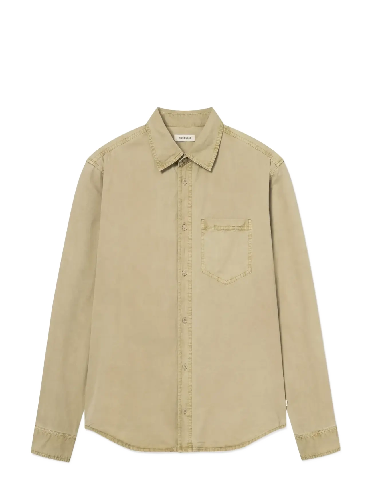 WOOD WOOD Wwnico Shirt 25187 Beige - L - Herren