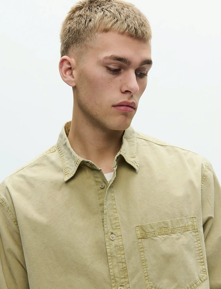 WOOD WOOD - WWNico shirt 25187 - basic-hemden - seneca rock - 4