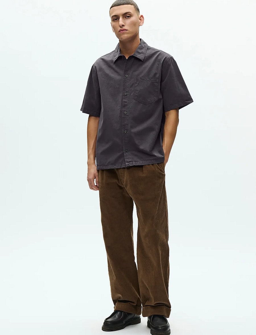 WOOD WOOD - WWNico SS Shirt 25187 - basic shirts - black - 2