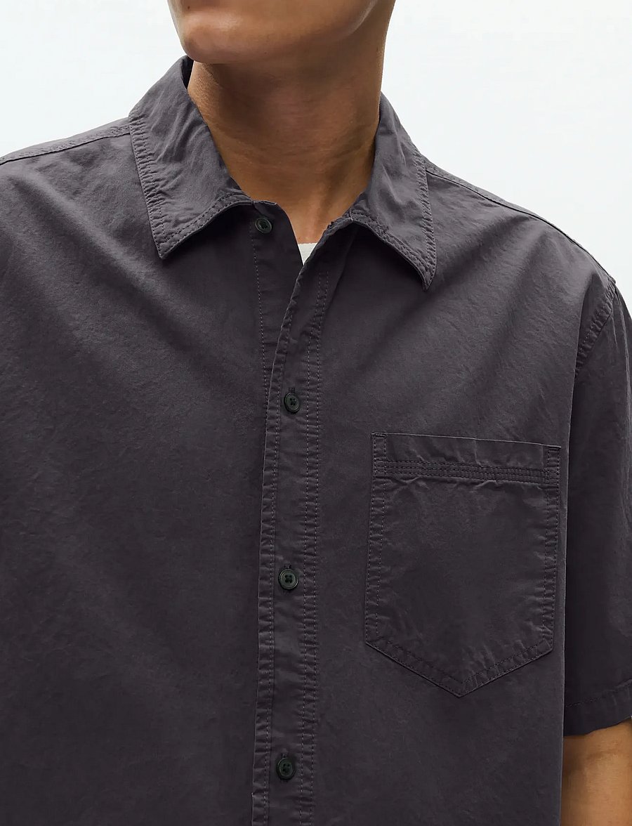 WOOD WOOD - WWNico SS Shirt 25187 - basic shirts - black - 3