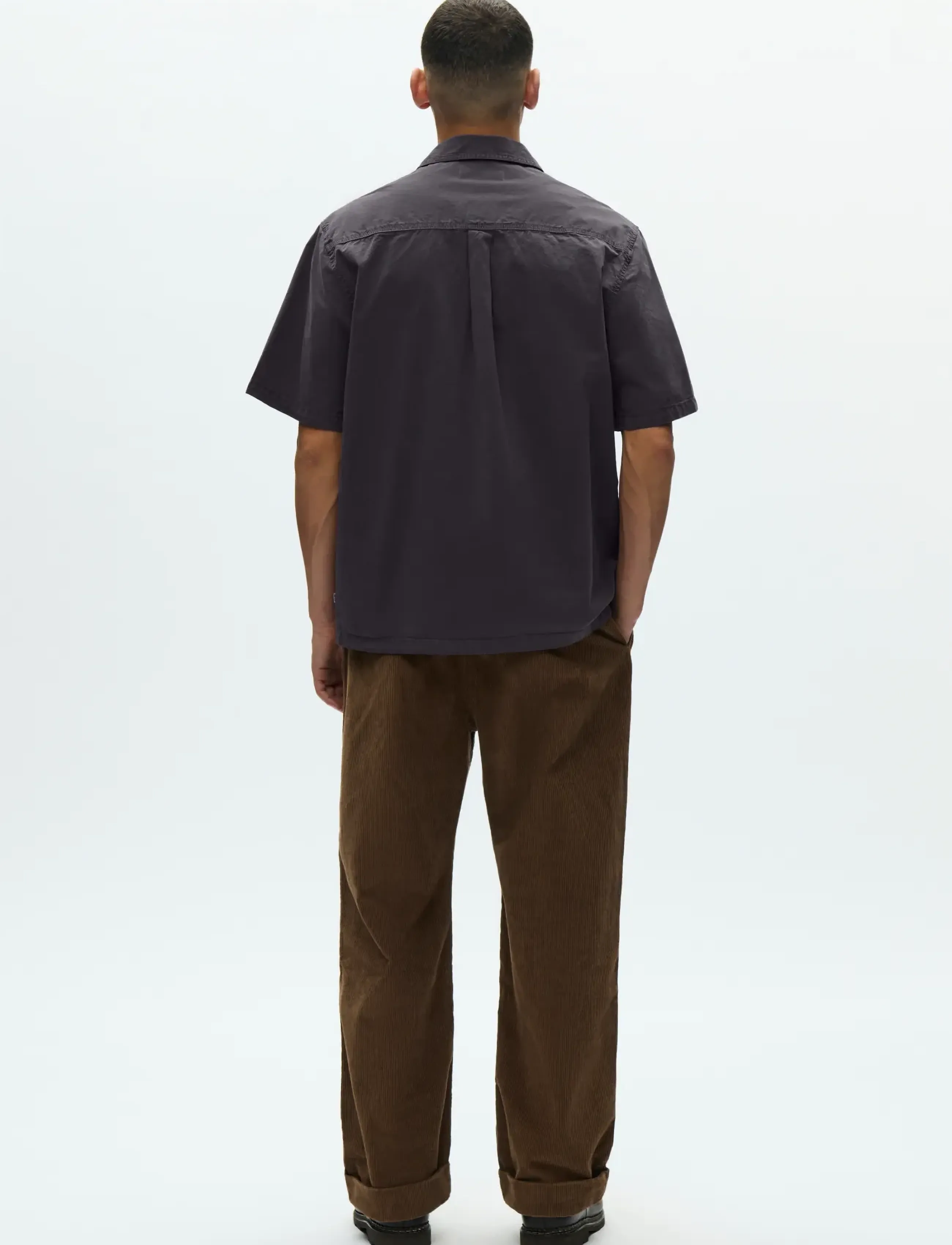 WOOD WOOD - WWNico SS Shirt 25187 - chemises basiques - black - 4