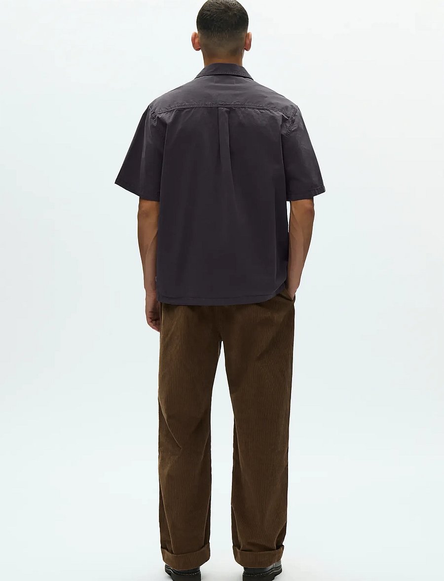WOOD WOOD - WWNico SS Shirt 25187 - basic shirts - black - 4