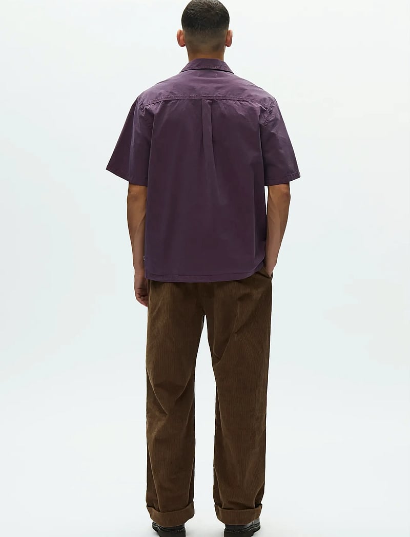 WOOD WOOD - WWNico SS Shirt 25187 - short-sleeved shirts - vintage violet - 3