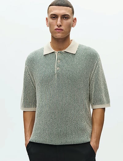 WOOD WOOD WWElwo polo 25361 - Clothing - MOONSTRUCK / green