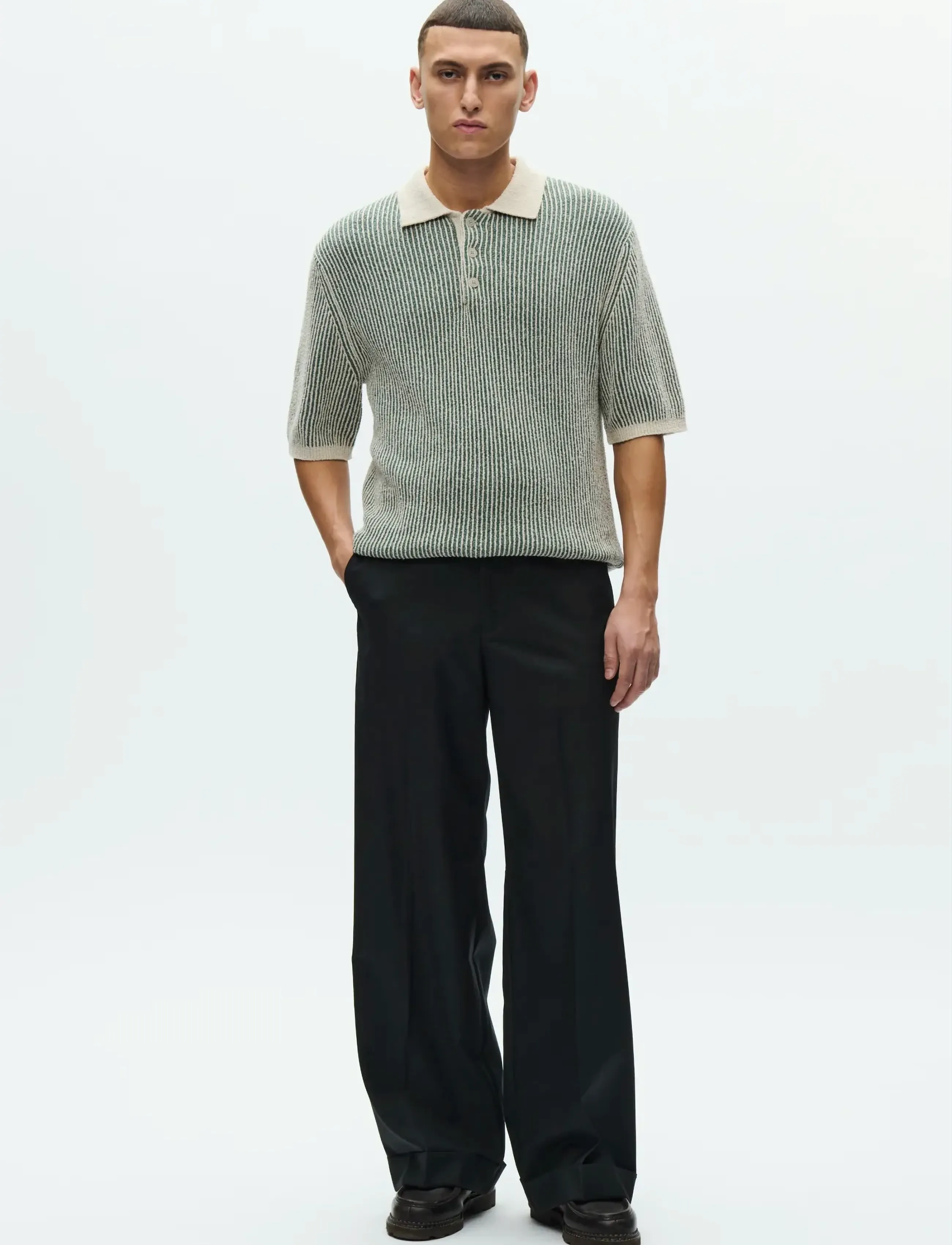 WOOD WOOD - WWElwo polo 25361 - knitted polos - moonstruck - 2
