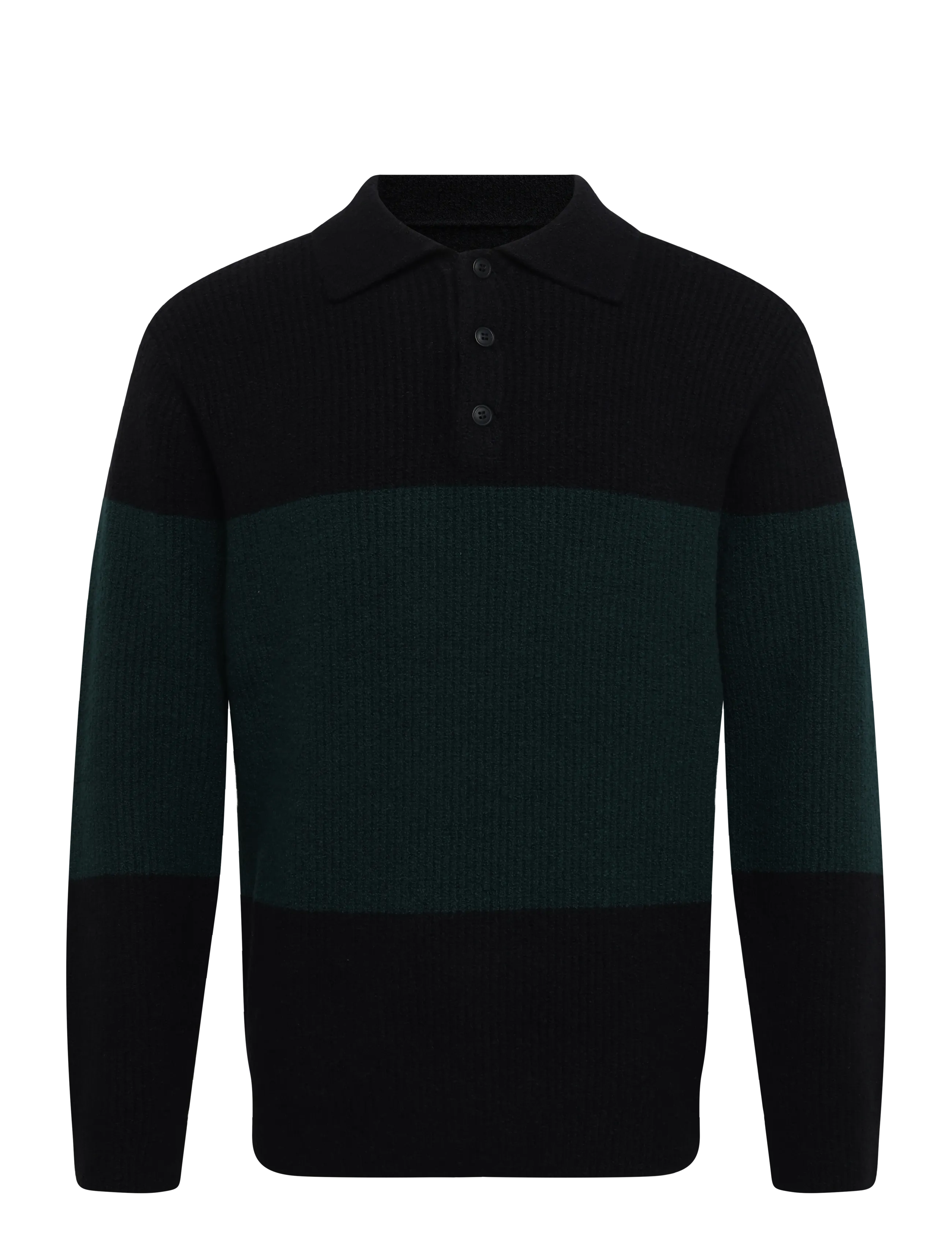 WOOD WOOD - WWKimse polo 25363 - poloer i strik med lange ærmer - ponderosa pine stripe - 1