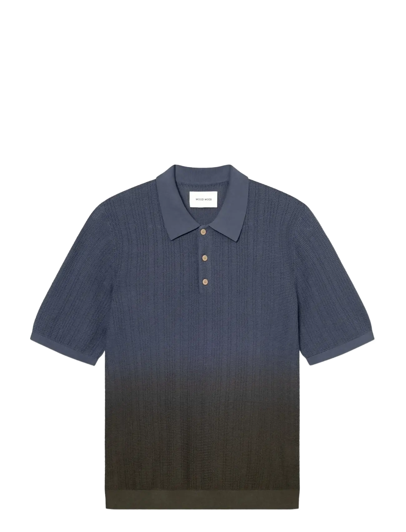 WOOD WOOD WWDani polo 25365 - Kurzärmelige gestrickte Polohemden - CLOUDY BLUE / blue