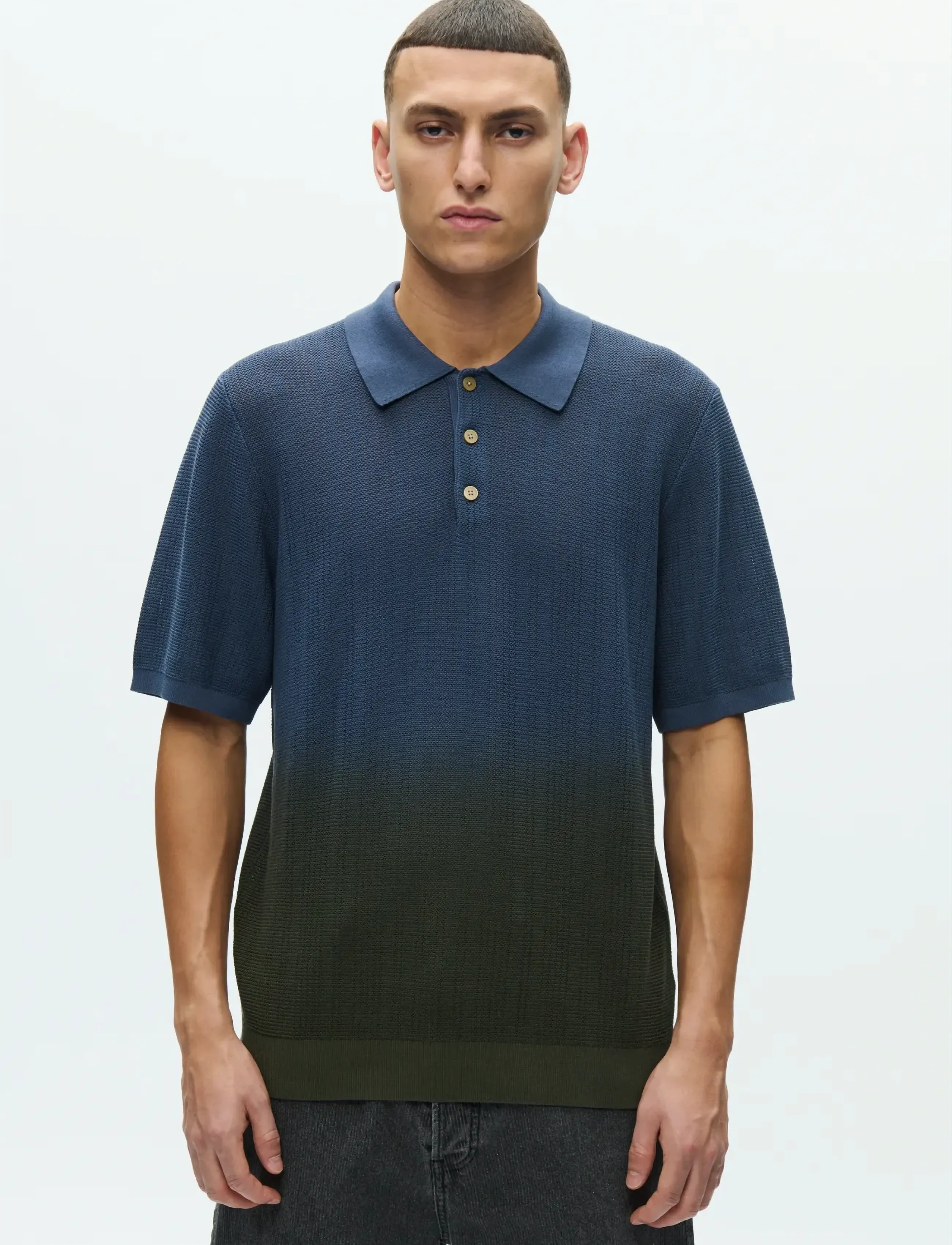 WOOD WOOD WWDani polo 25365 - Strickmode - CLOUDY BLUE / blue