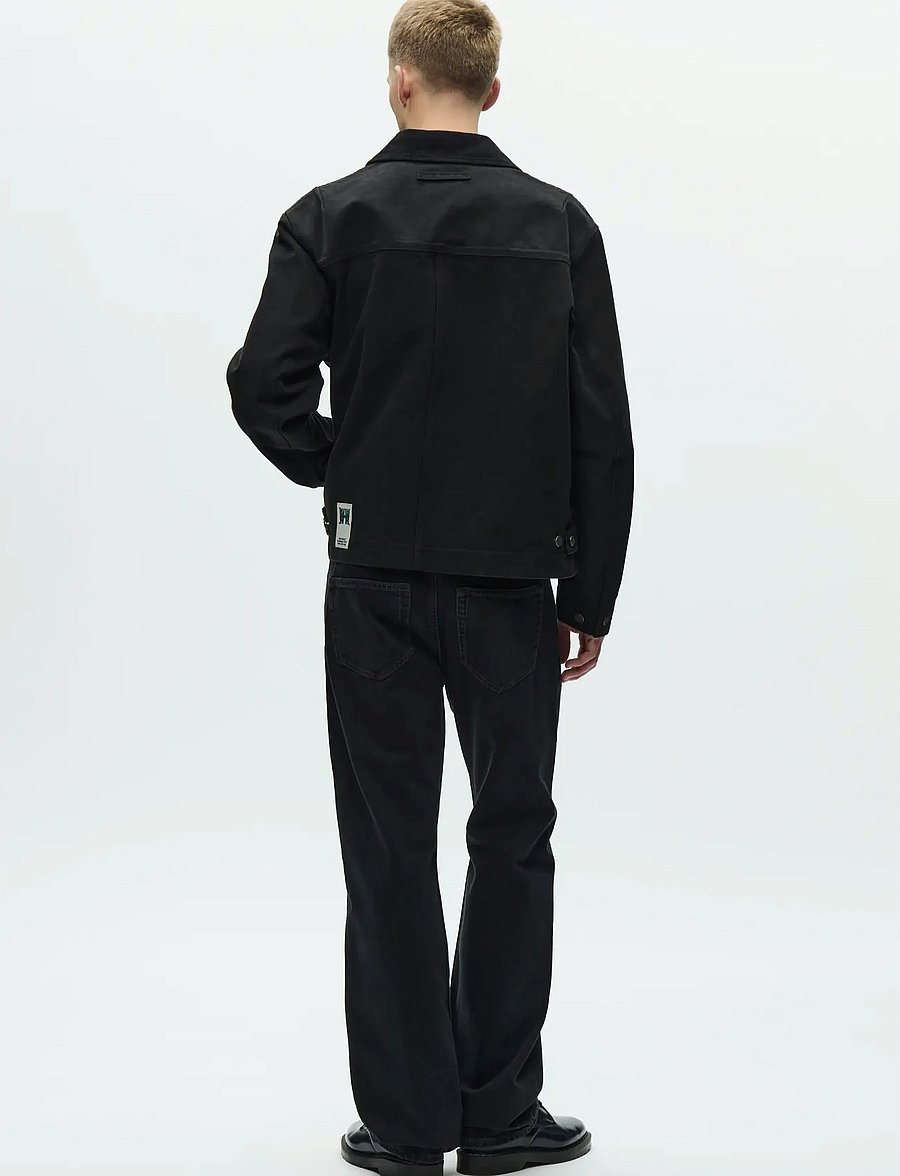 WOOD WOOD - WWBo x jacket 25197 - light jackets - black - 3