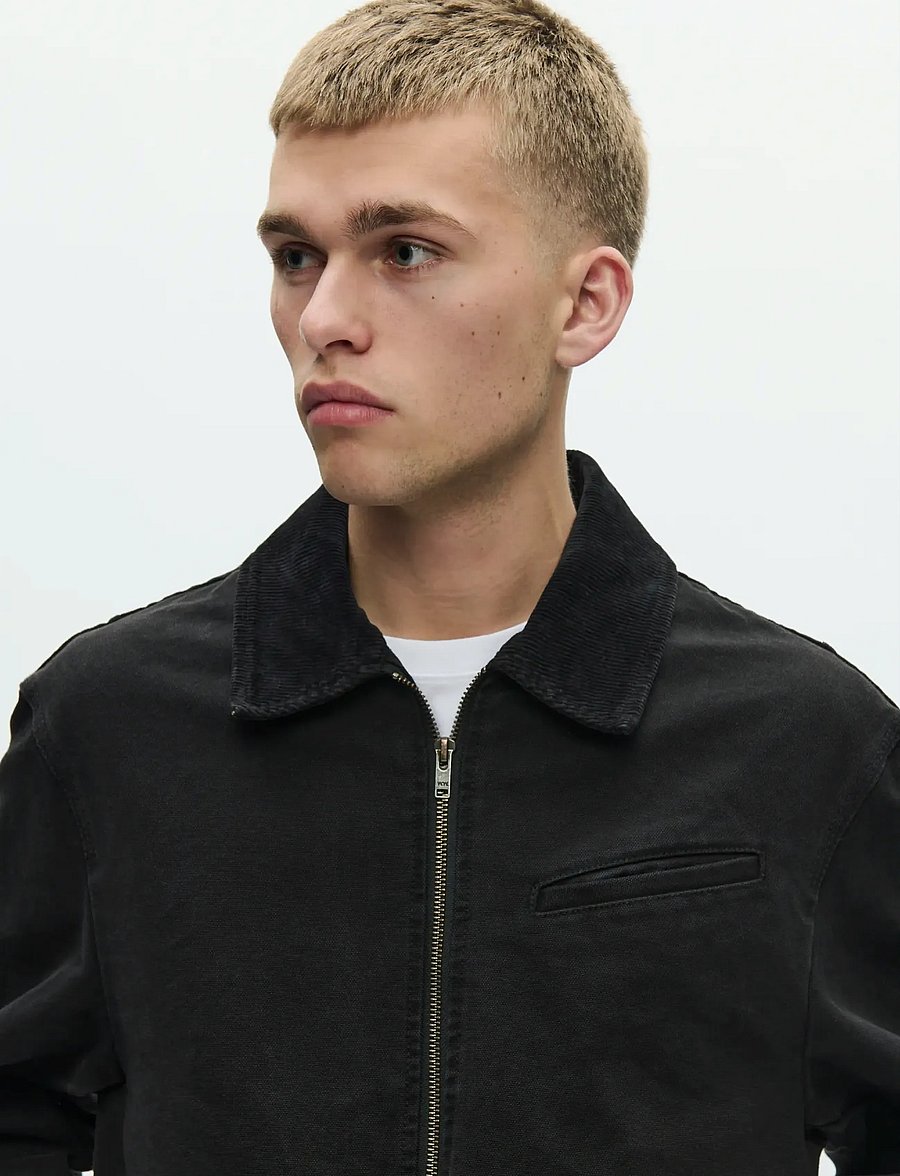 WOOD WOOD - WWBo x jacket 25197 - light jackets - black - 4