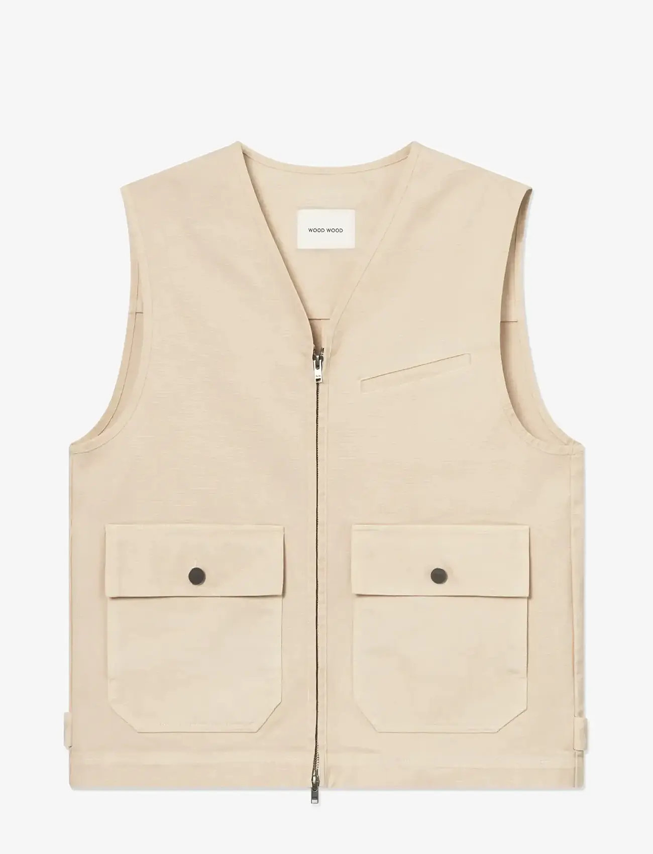 WOOD WOOD - WWBow vest 25197 - vestid - turtledove - 1