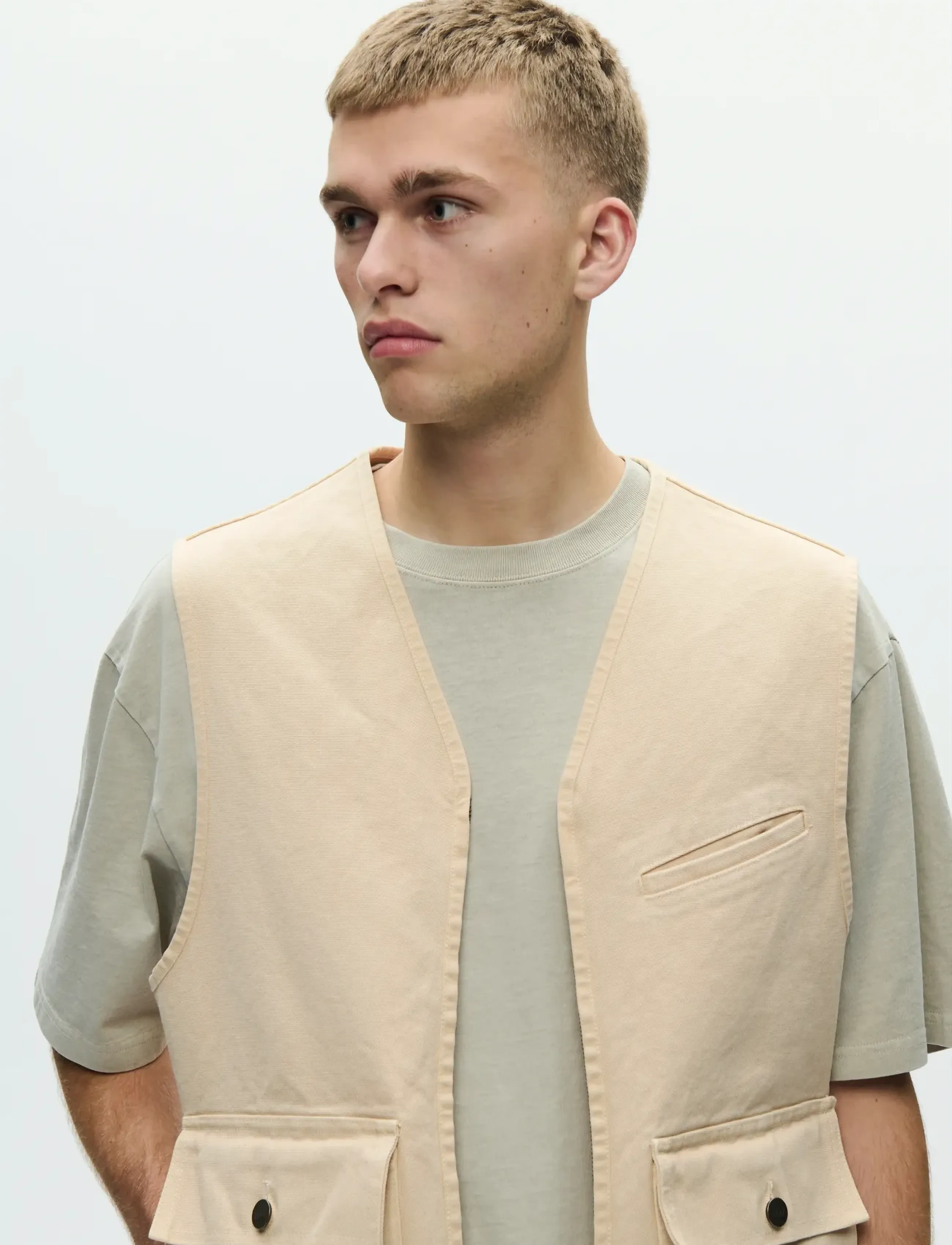 WOOD WOOD - WWBow vest 25197 - västar - turtledove - 4