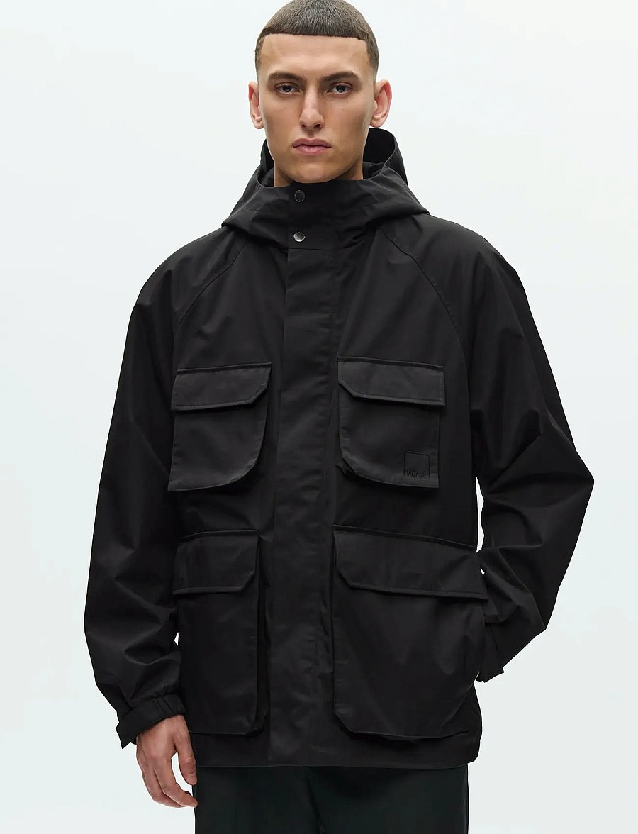 WOOD WOOD - WWPete jacket 25368 - anoraks - black - 0