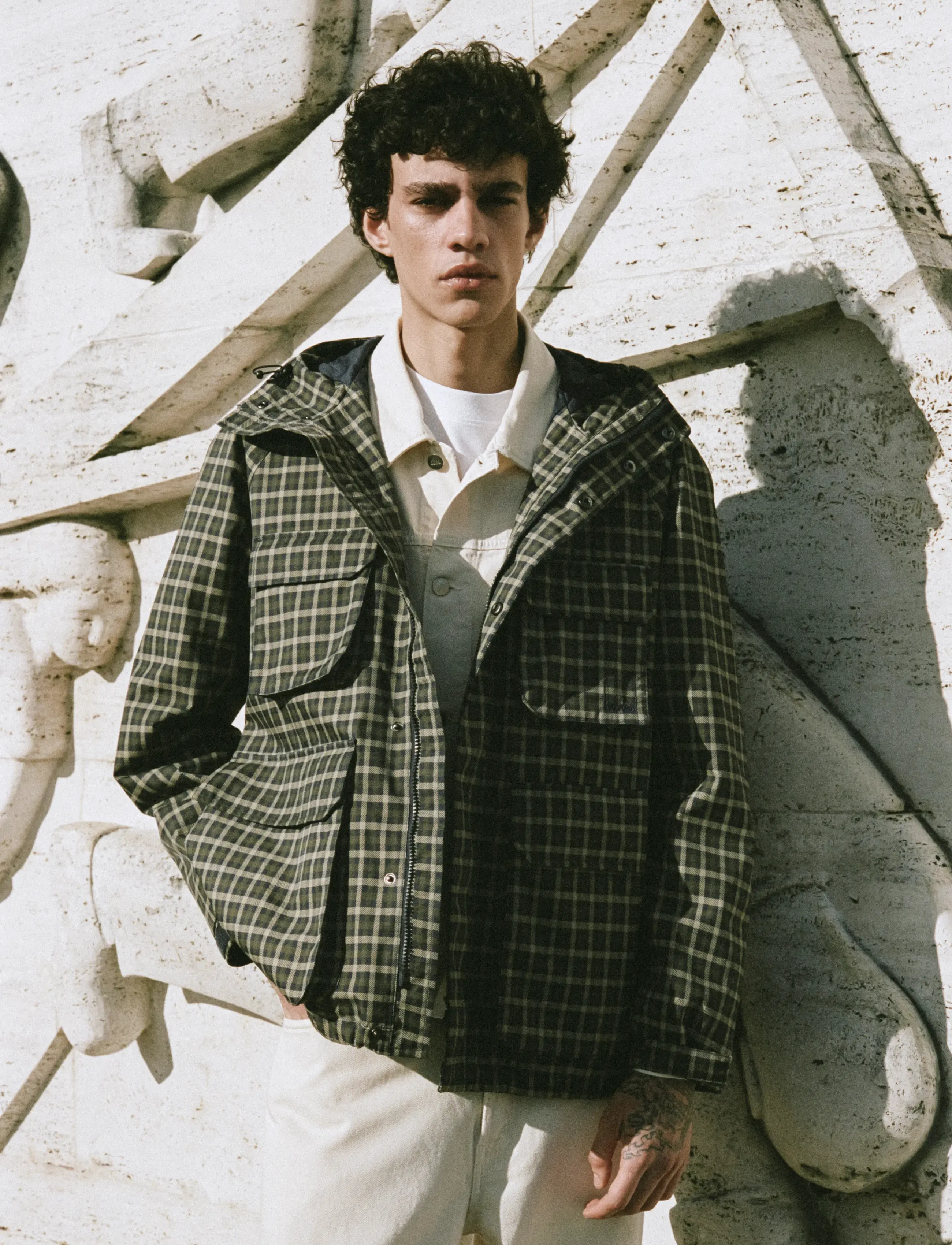 WOOD WOOD WWPete jacket 25368 - WOOD WOOD - SALUTE CHECK / multi