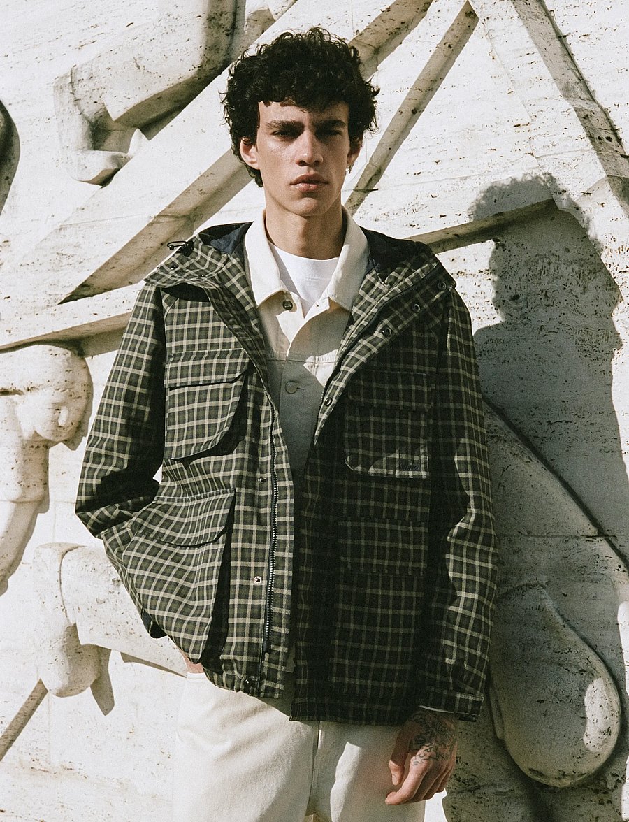 WOOD WOOD - WWPete jacket 25368 - anorakker - salute check - 0